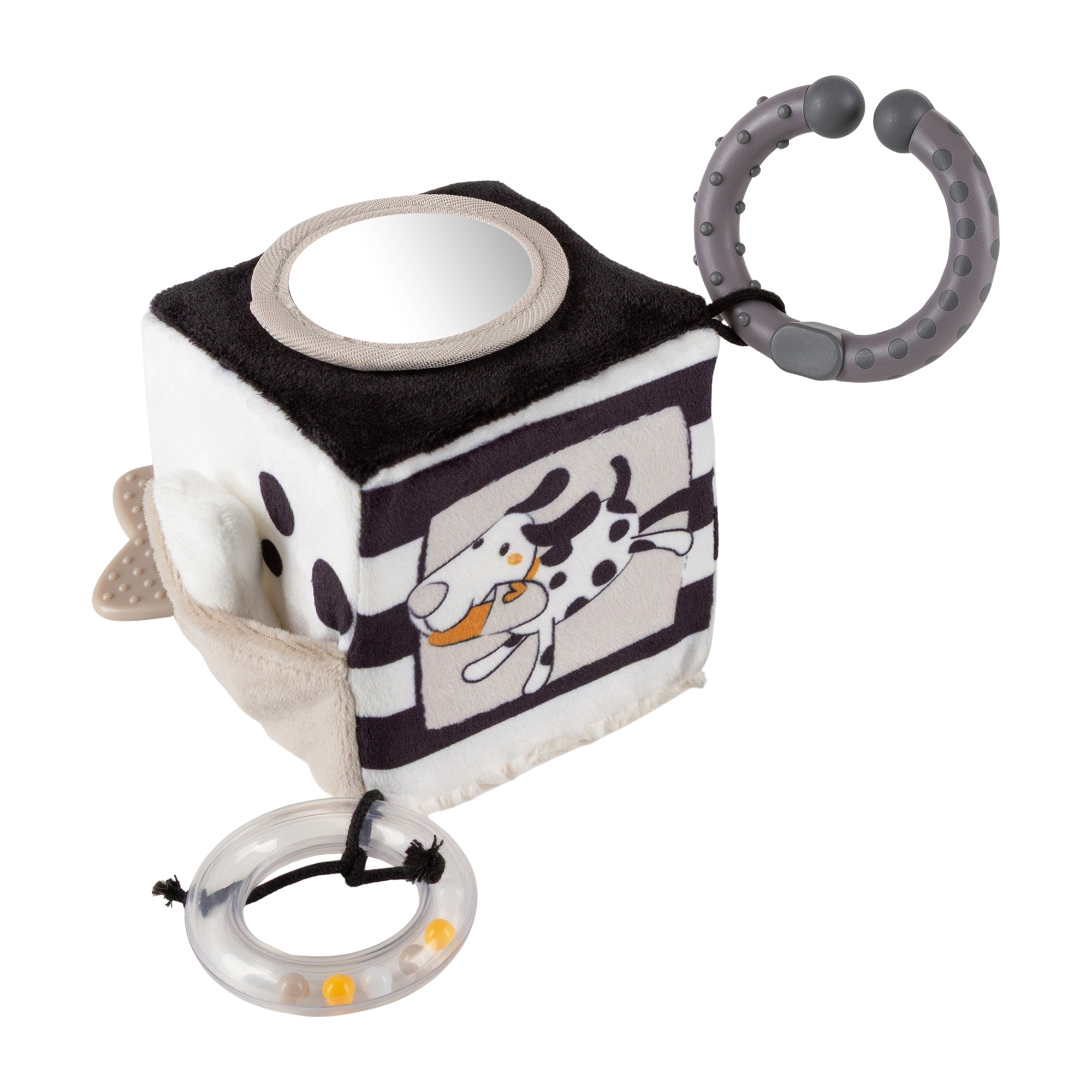 Baby activity soft toy dice Dalmatian dog Dotson