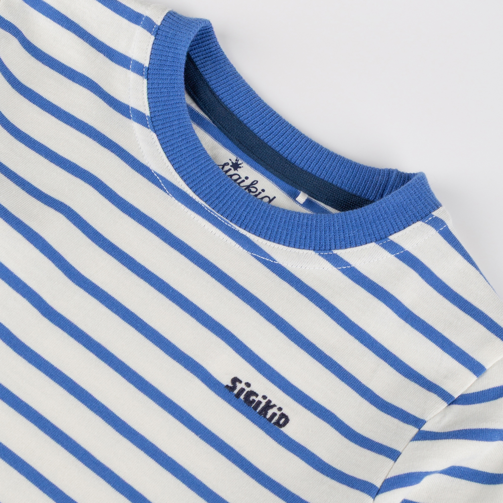 Striped children's long sleeve Tee Tiger & Lion