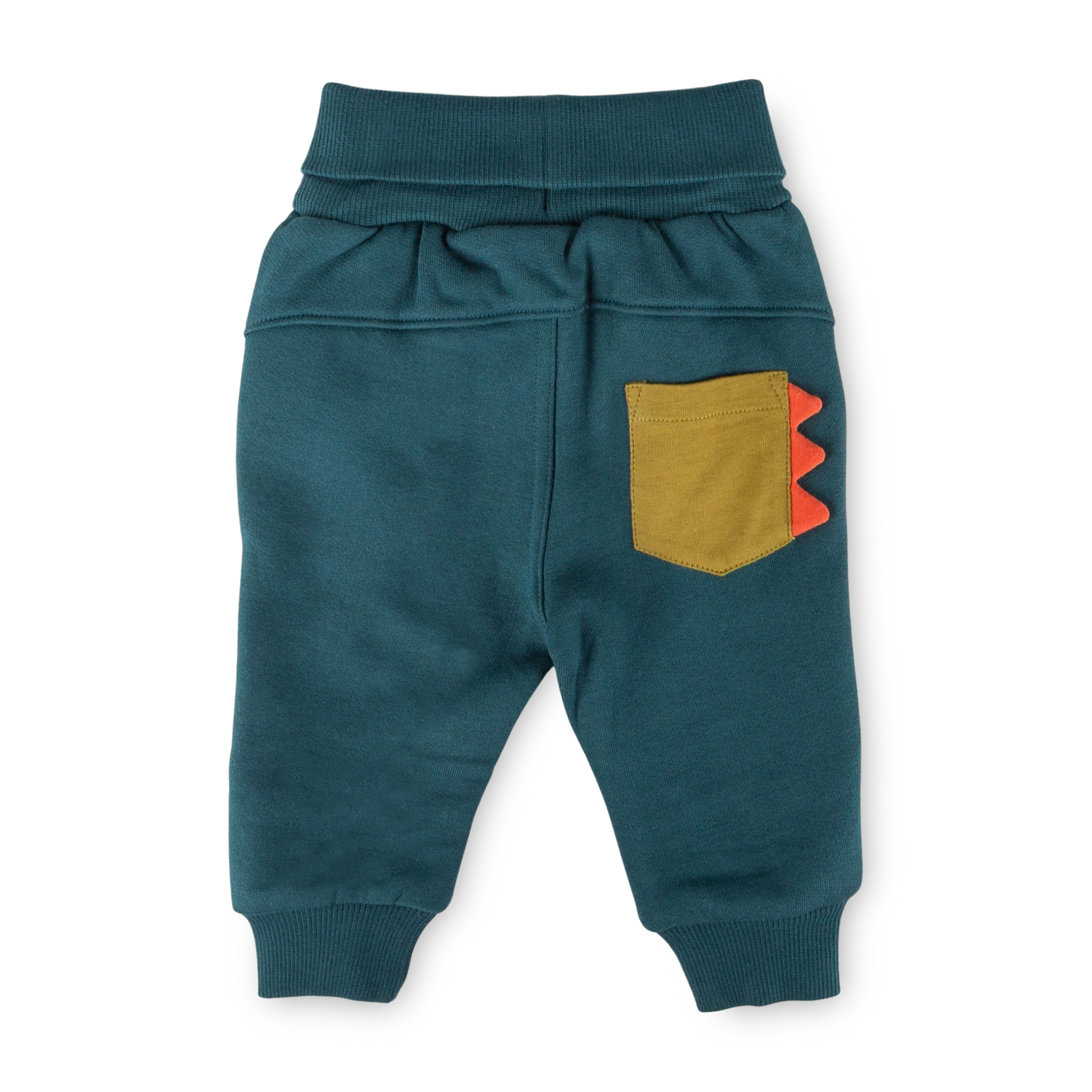 Baby sweat pants with knee patches, Dino Fun