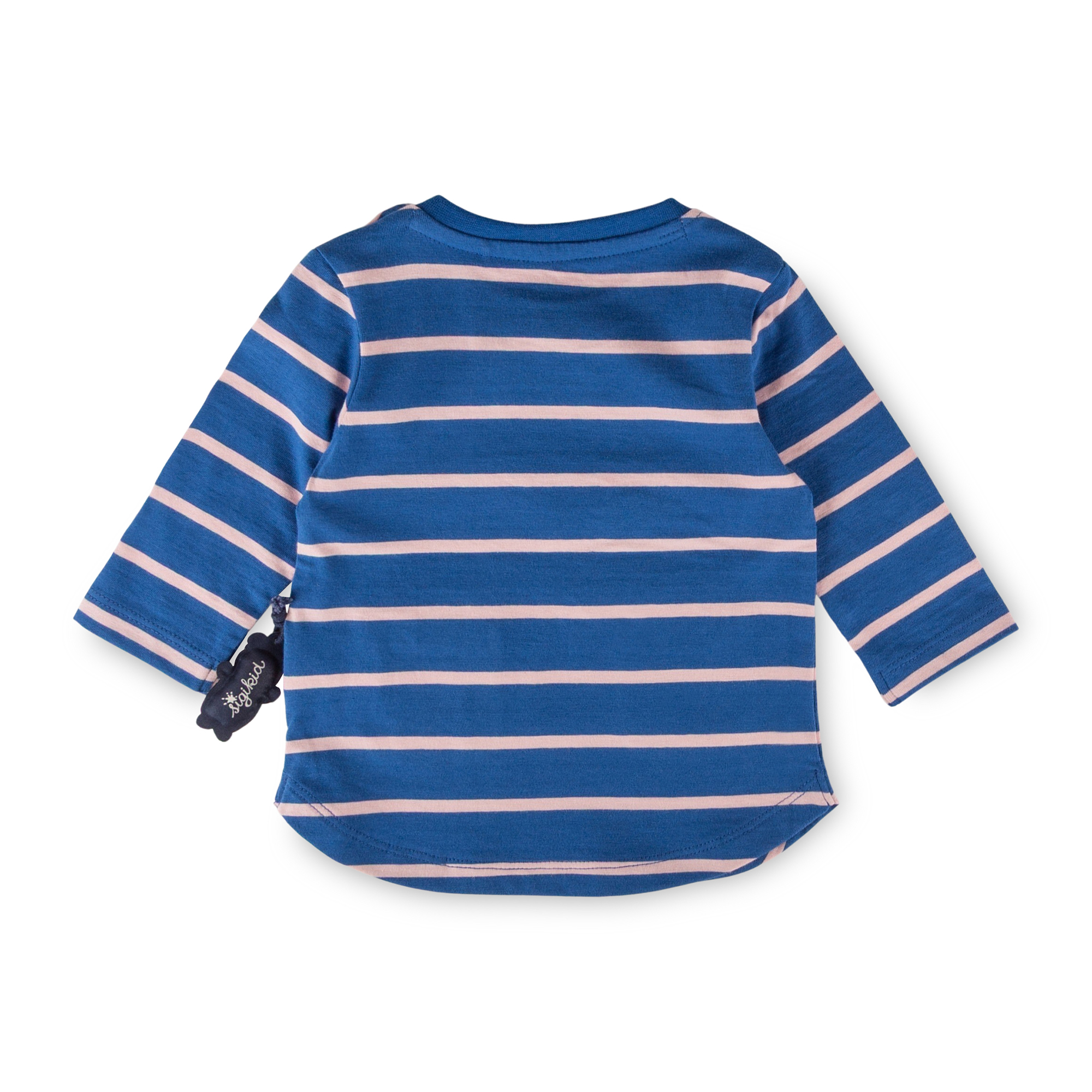 Kurzes Babykleid Pony mit Taschen, blau/hellrosa