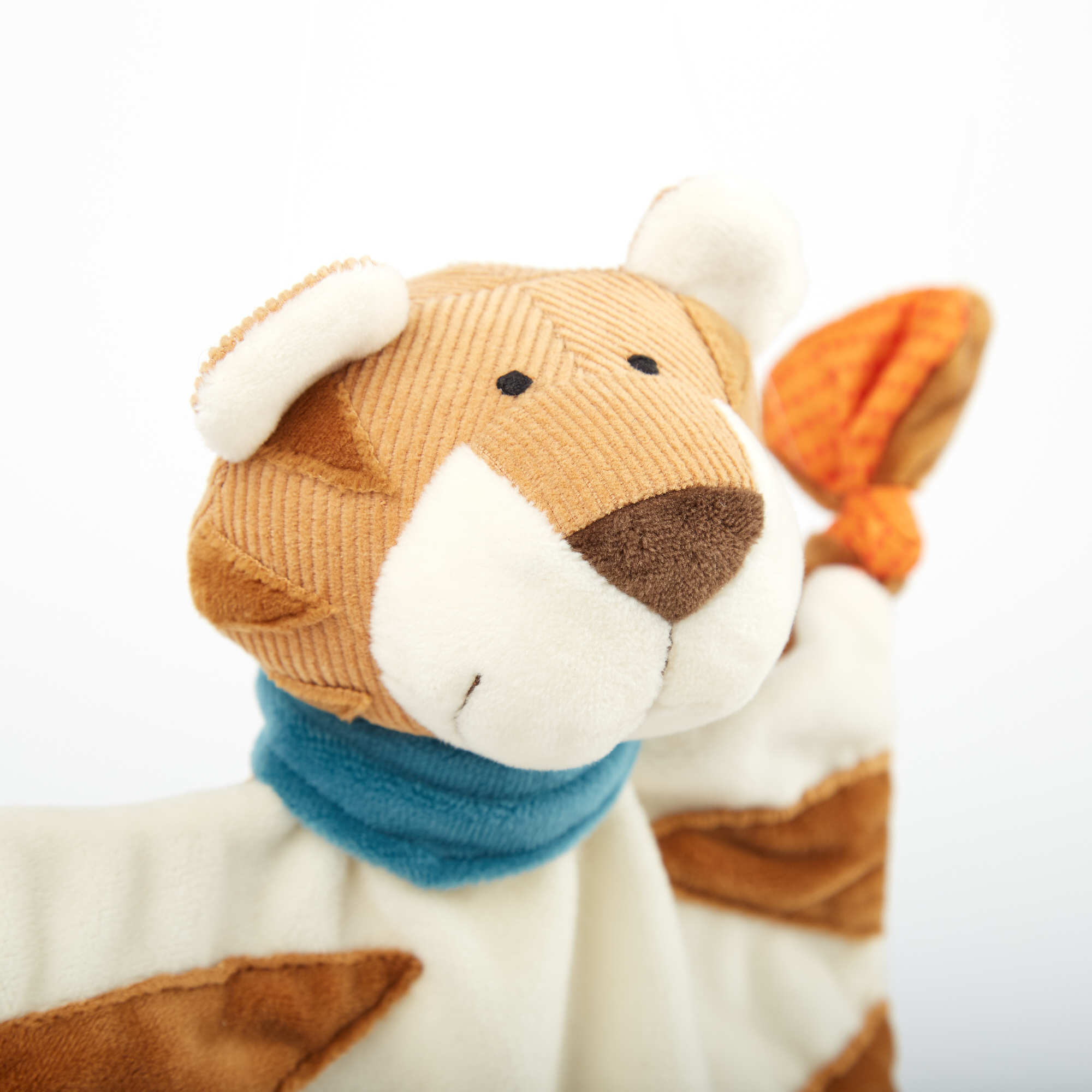 Plush baby lovey tiger, Characters