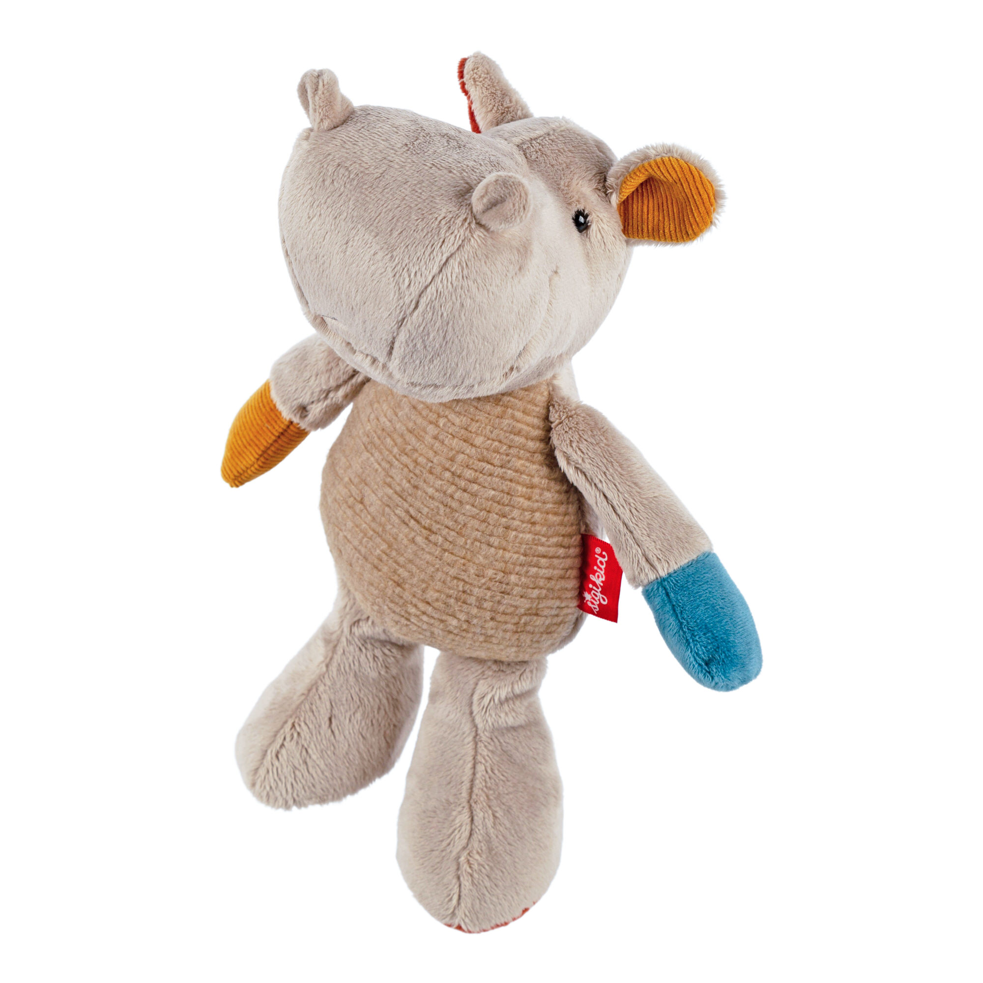 Patchwork soft toy hippo
