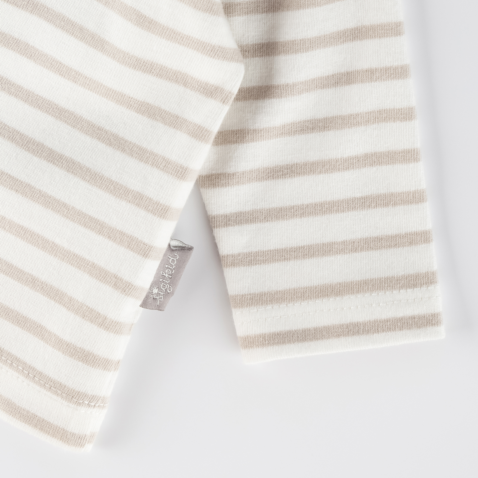 Baby Langarm Ringelshirt Krönchen Bär, beige Baby Langarm Ringelshirt Krönchen Bär, beige