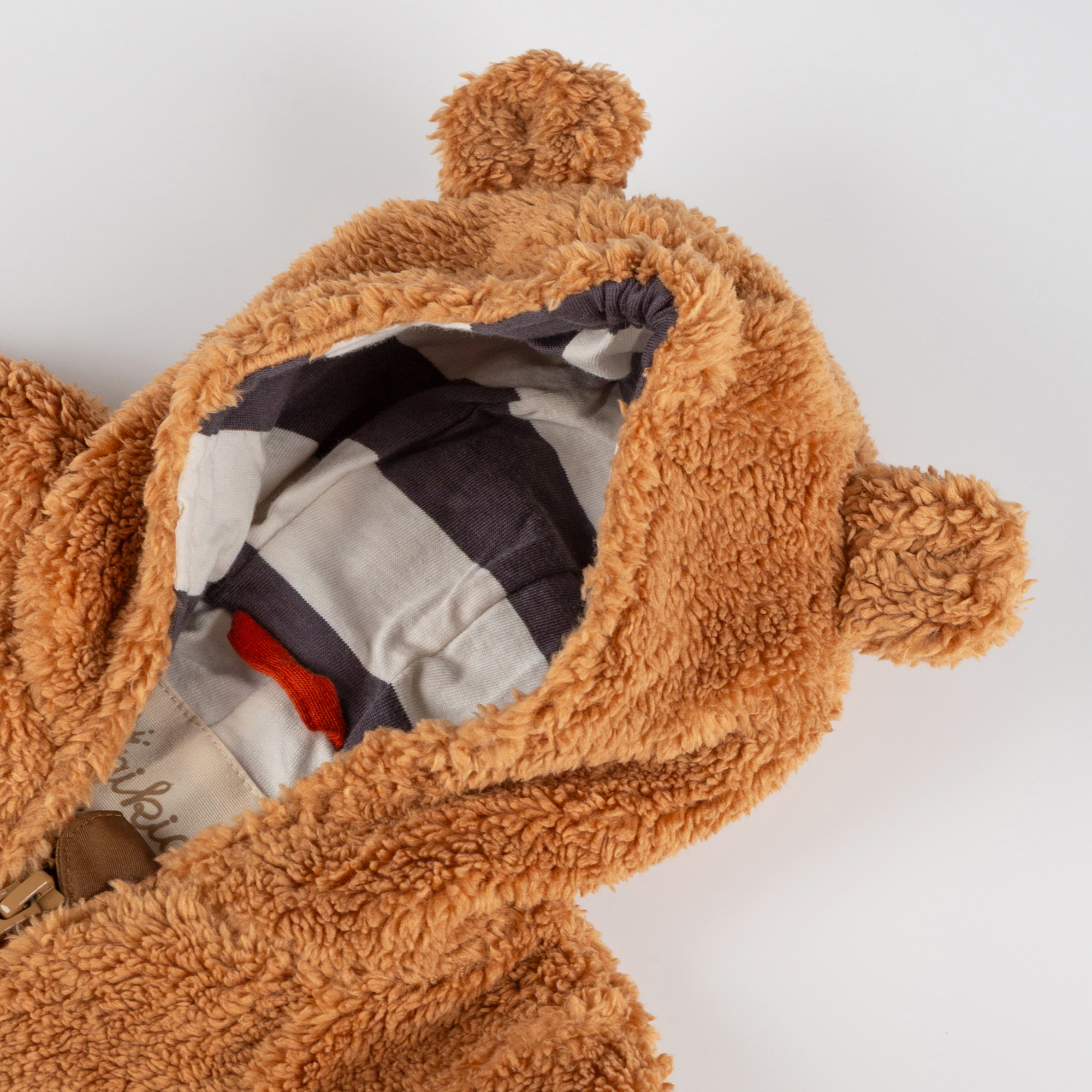 Baby Sherpa Fleeceoverall Winterbär, braun