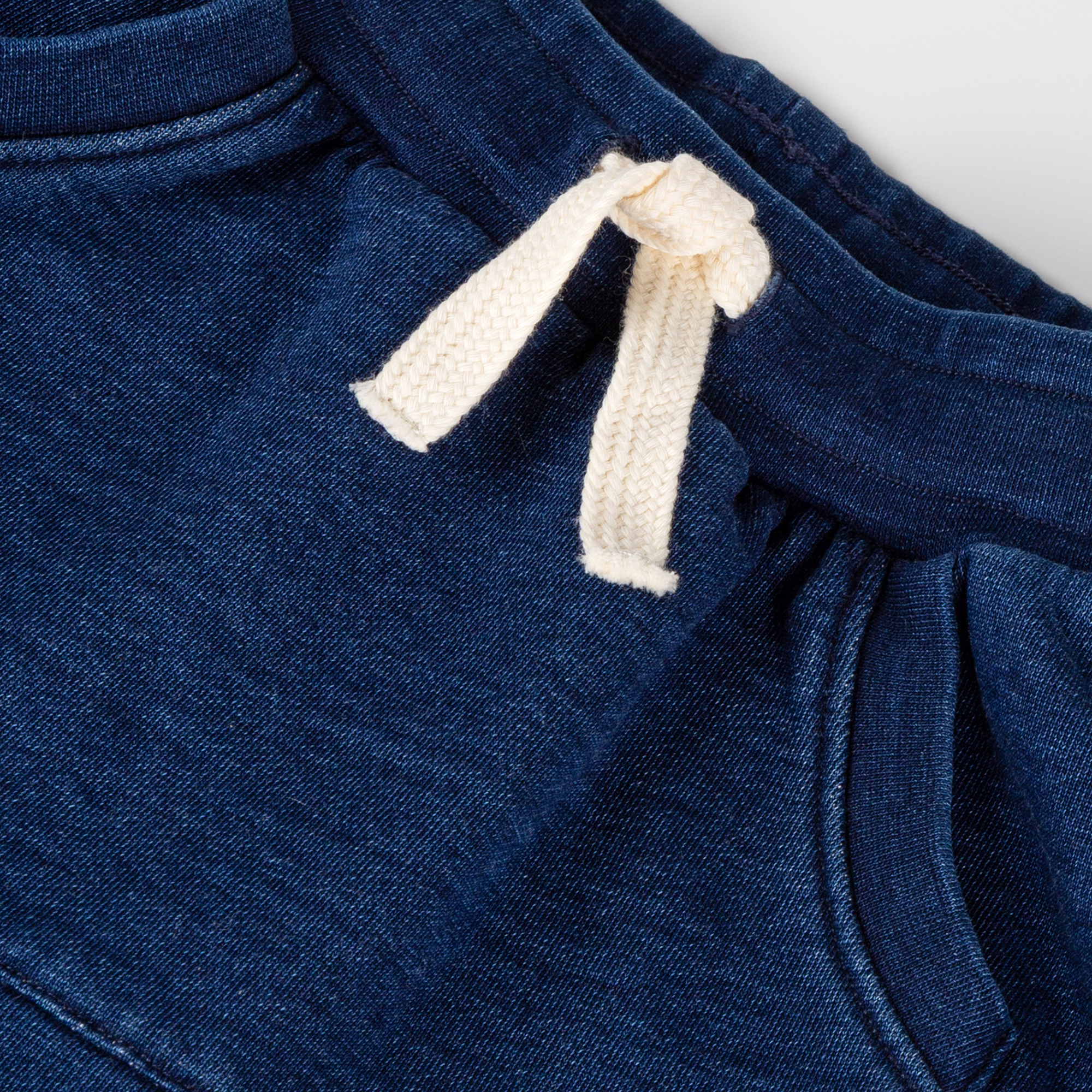 Kinder Sweatrock Denim Optik Klecks , dunkelblau