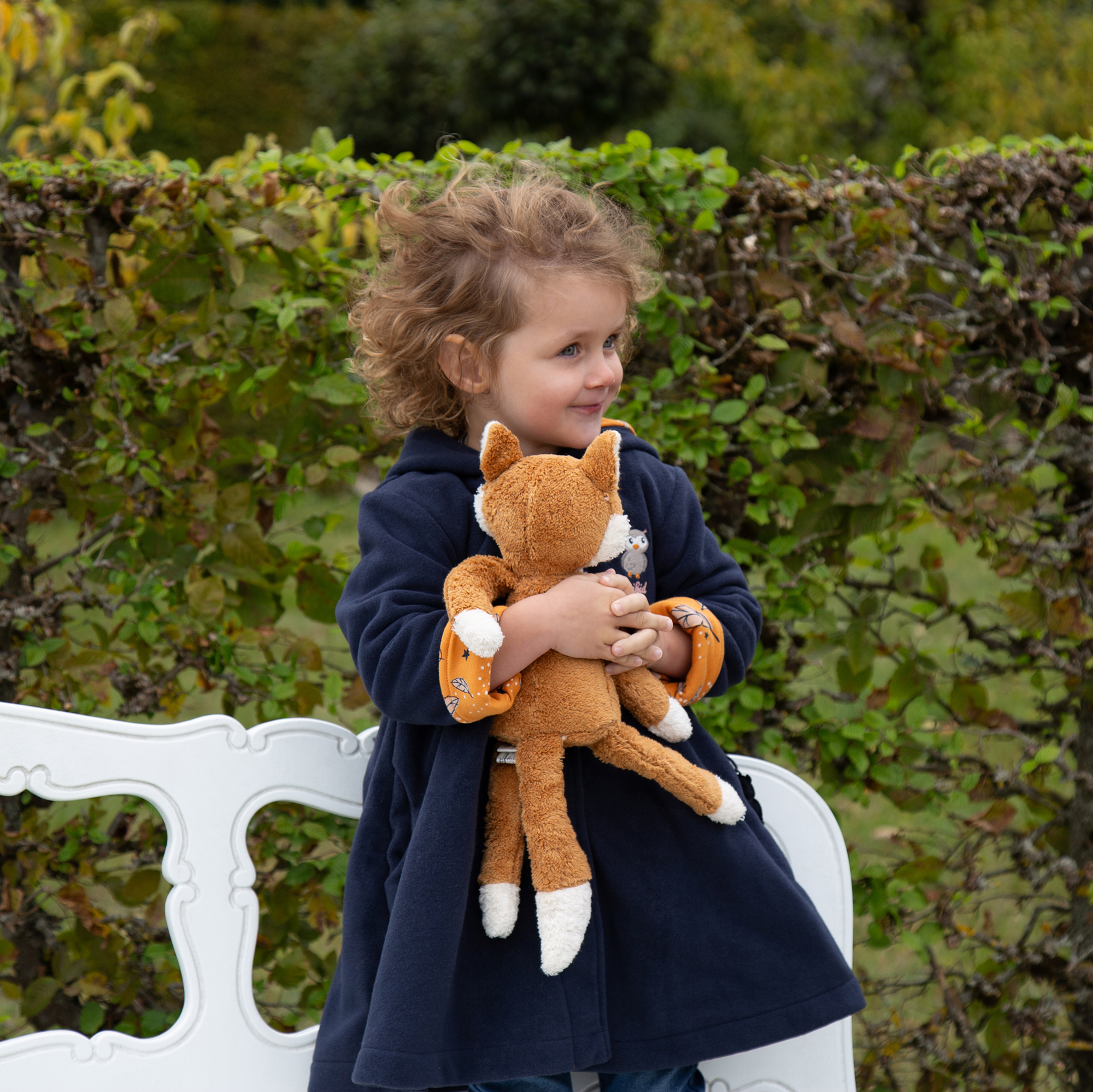 Kinder Fleecemantel Eule Magic Owl, dunkelblau Kinder Fleecemantel Eule Magic Owl, dunkelblau