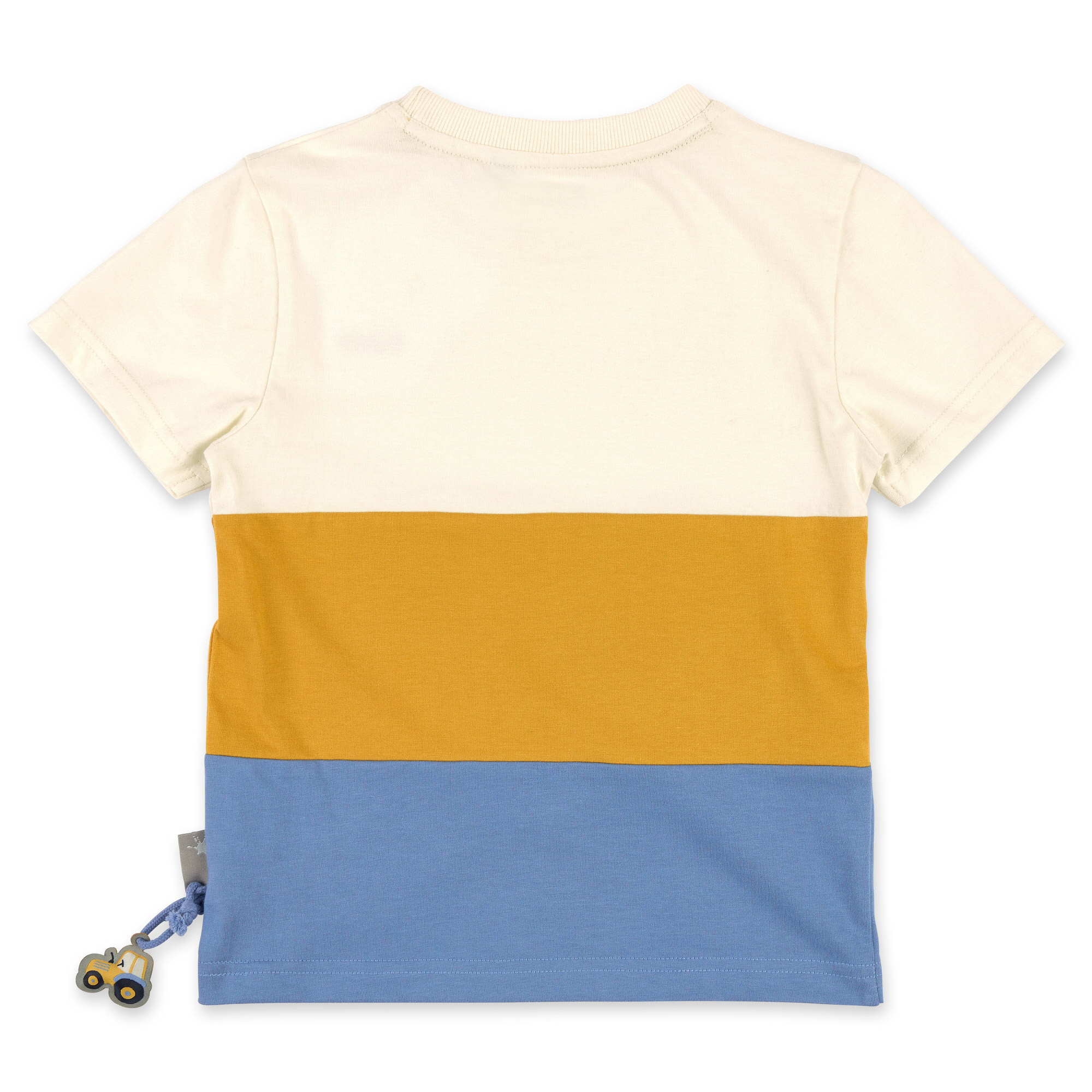 Kinder T-Shirt  weiß-gelb-blau