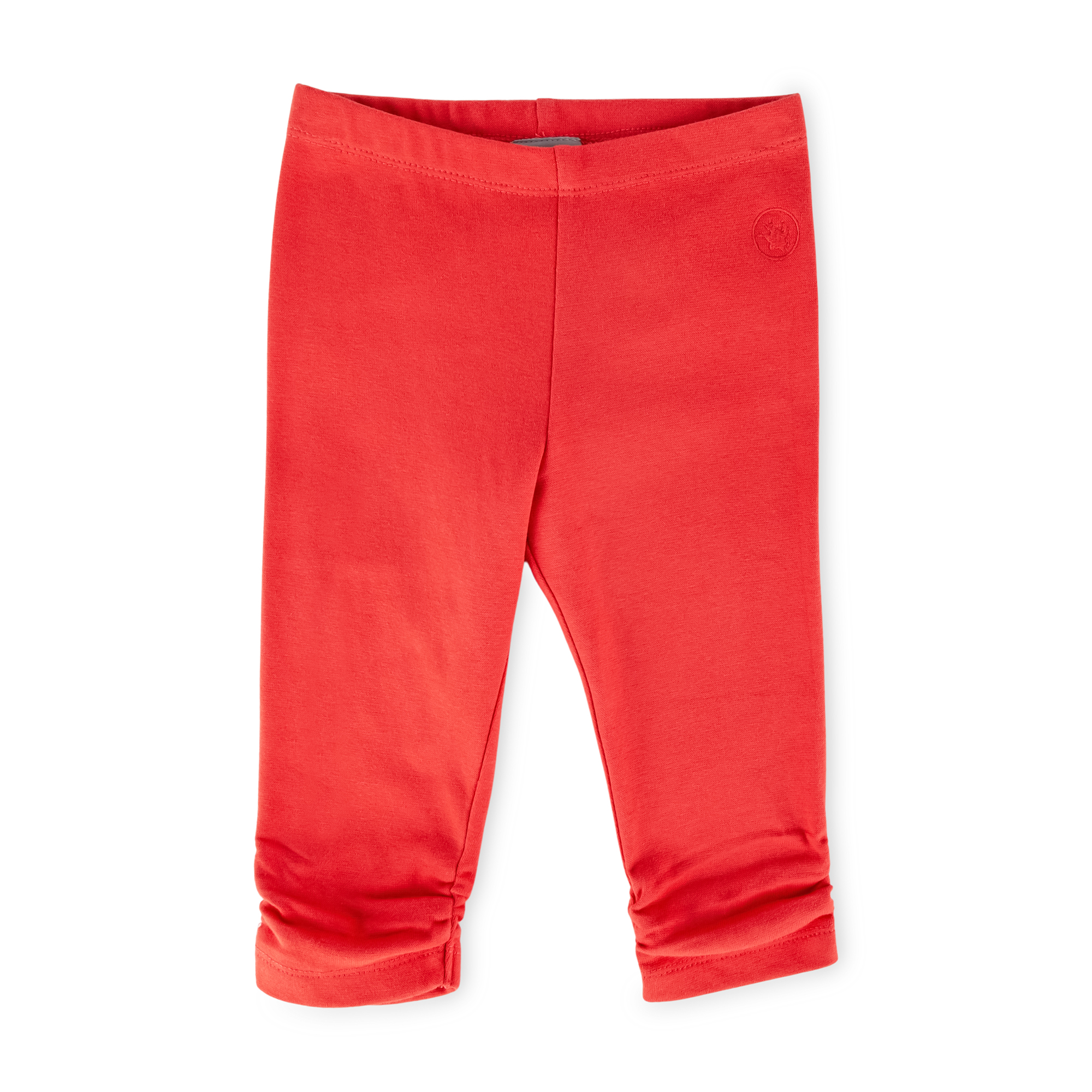 Children's capri leggings coral red