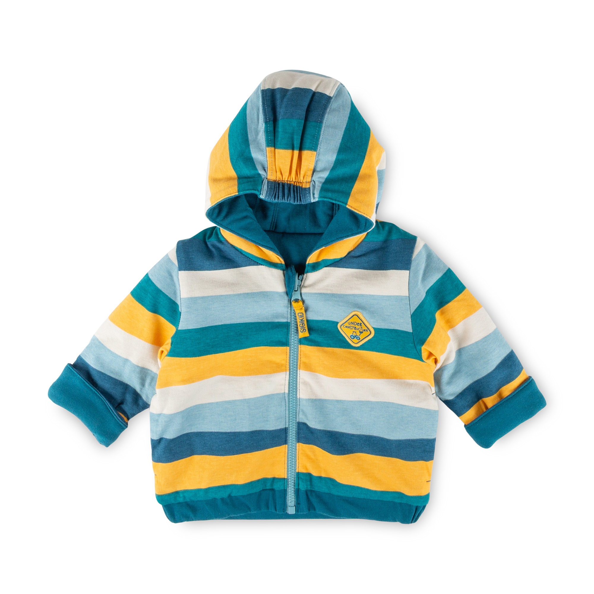 Reversible baby jacket, interlined, Tractor & Co