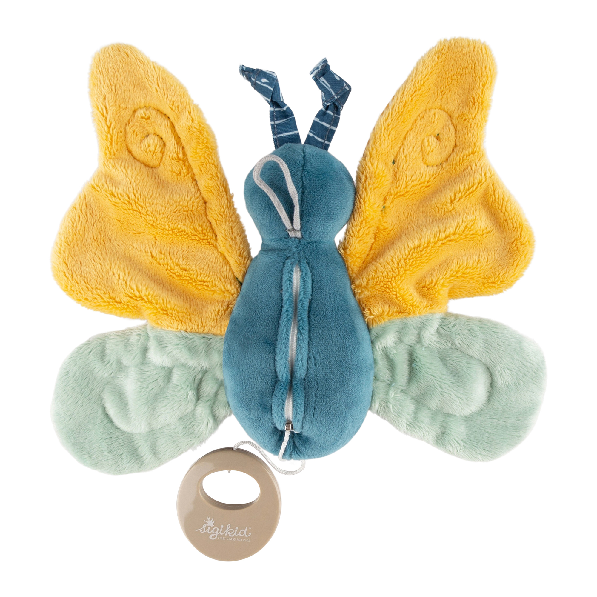 Musical plush toy butterfly