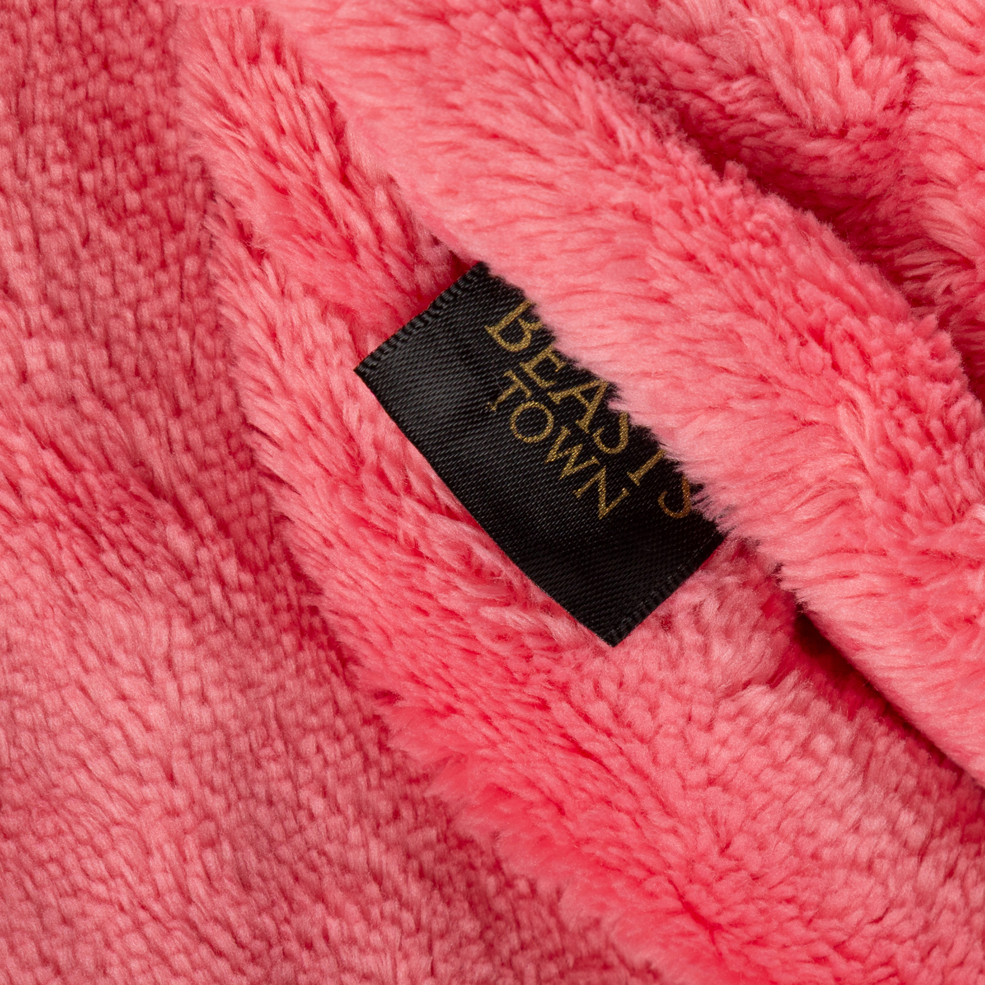 Beasts Plüsch Kuscheldecke, pink