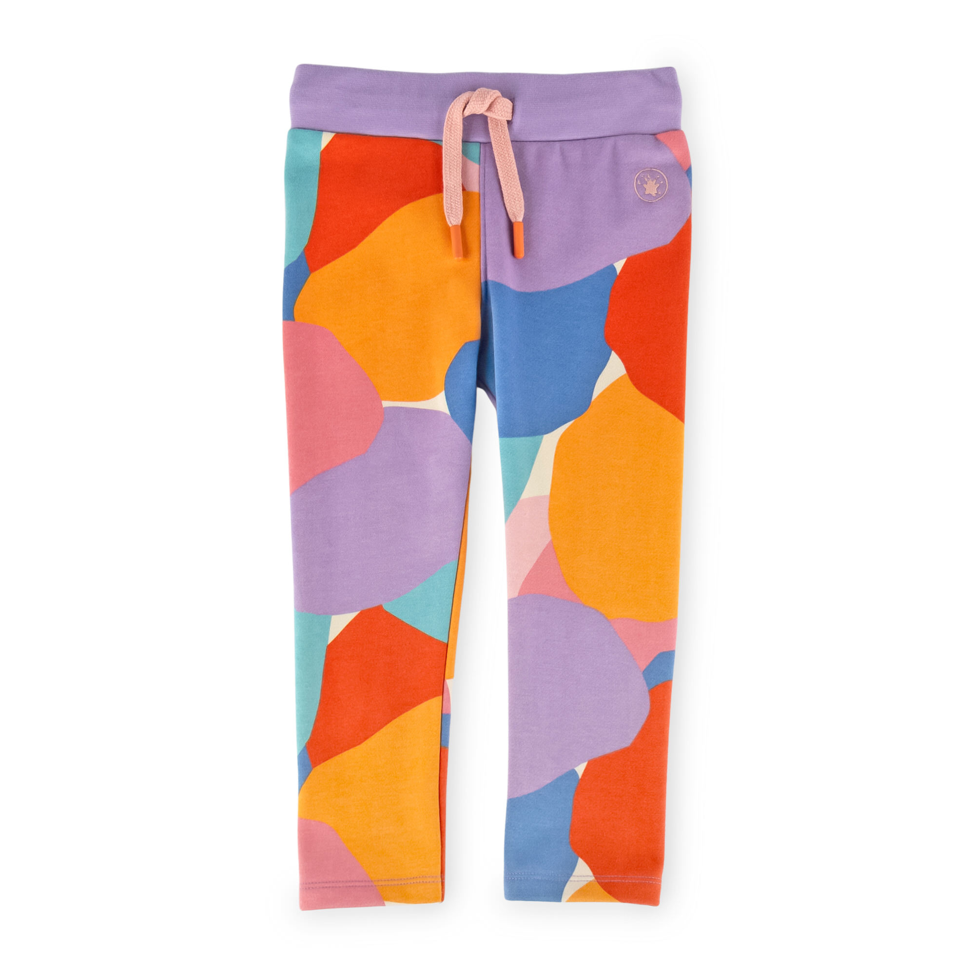 Girls' sweat pants, multicoloured Girls' sweat pants, multicoloured