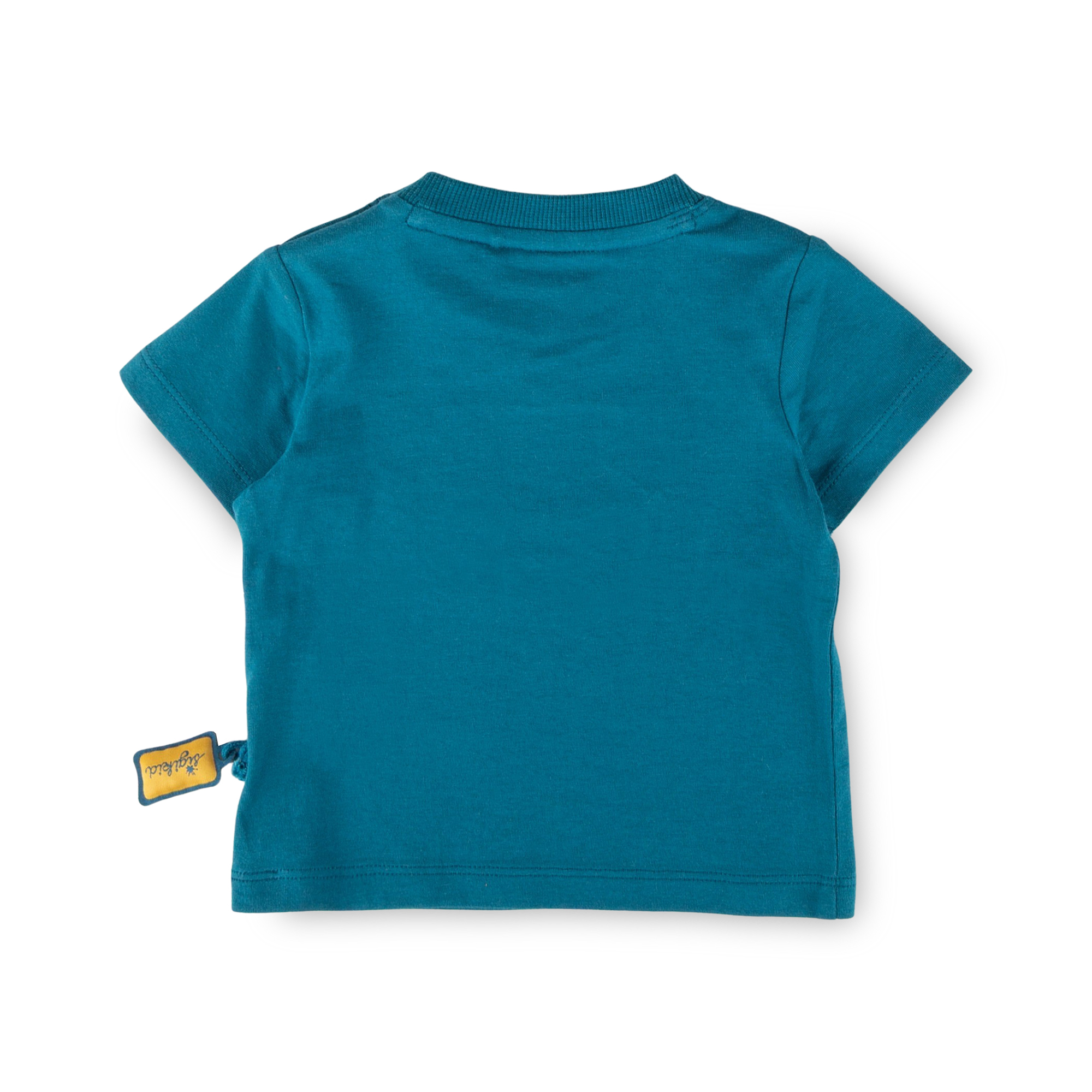 Baby T-Shirt Fahrzeuge, blaugrün