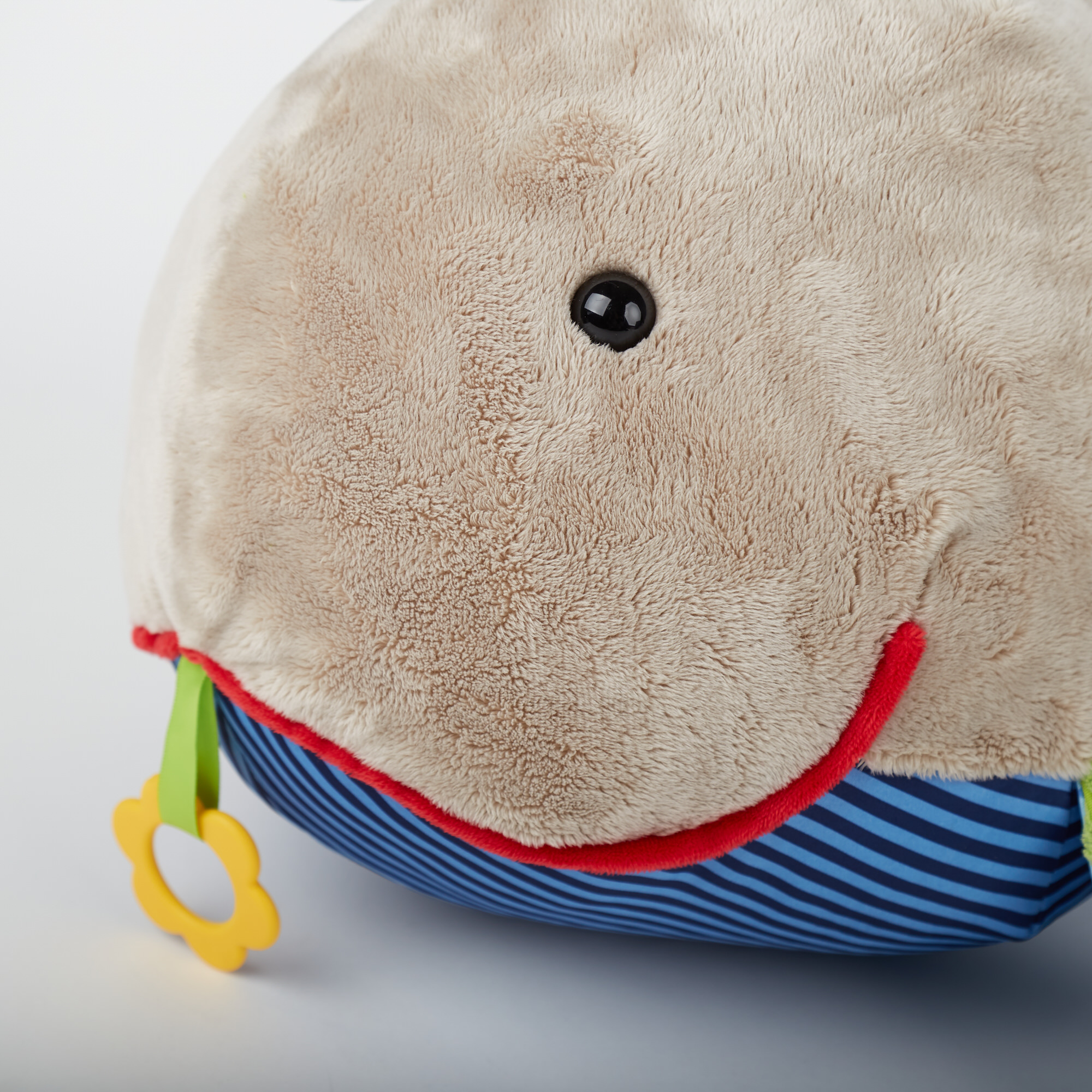 XXL plush whale pillow baby activity toy