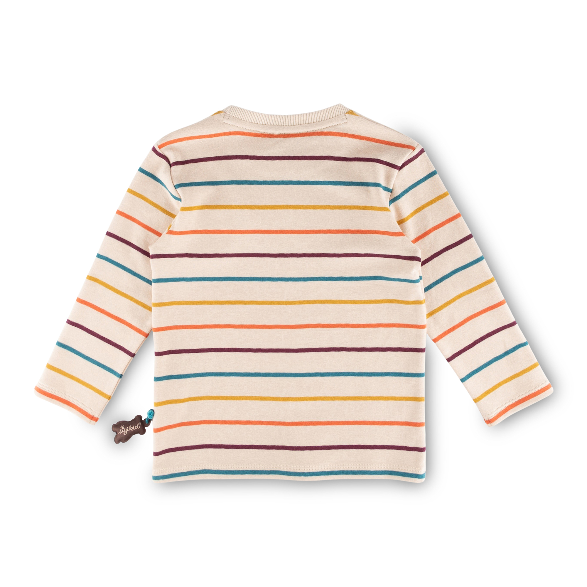 Striped children's long-sleeve Tee, Winter Animals