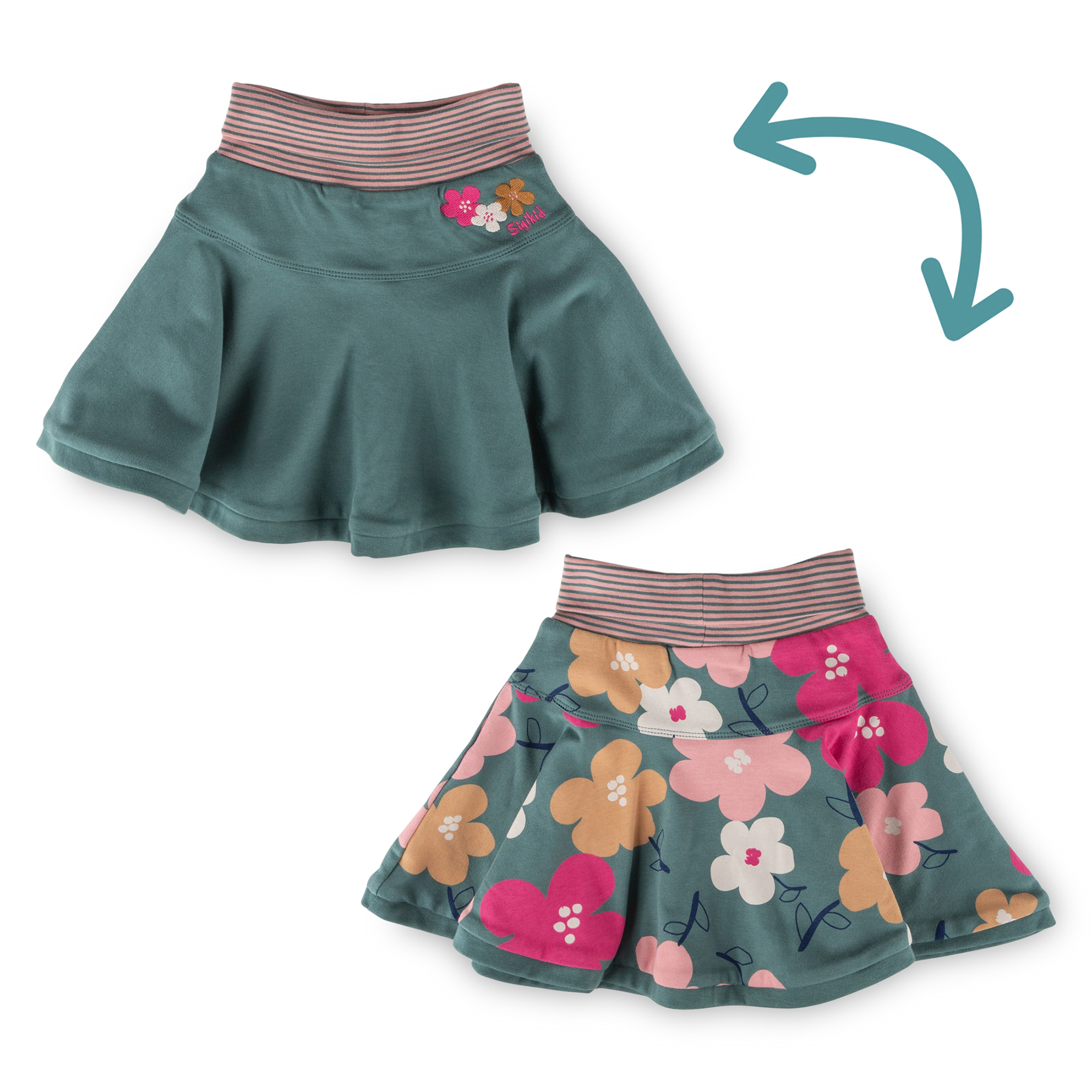 Kinder Wenderock Pony Love, grün mit Blumenprint