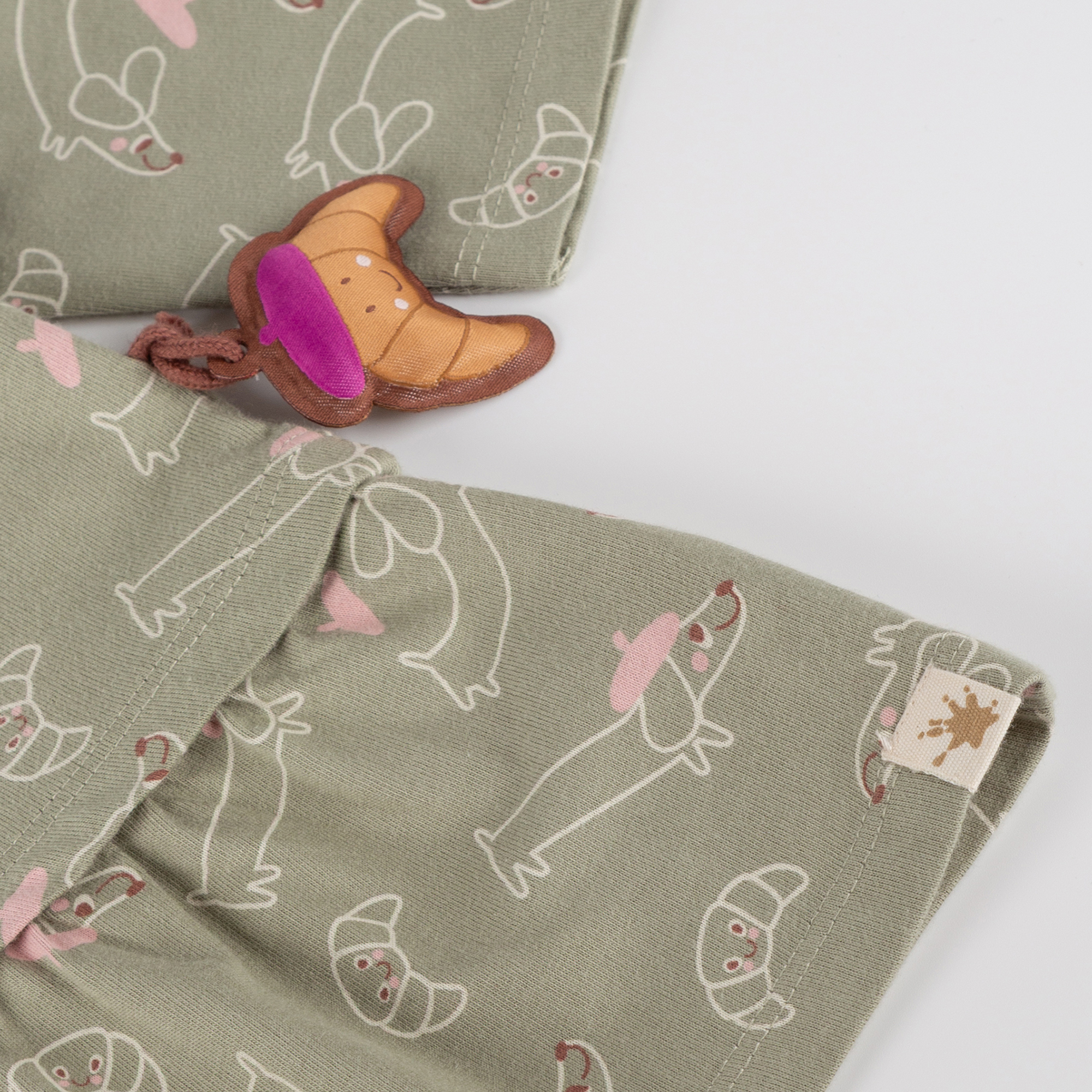 Baby Stufenkleid bedruckt, Petit Croissant