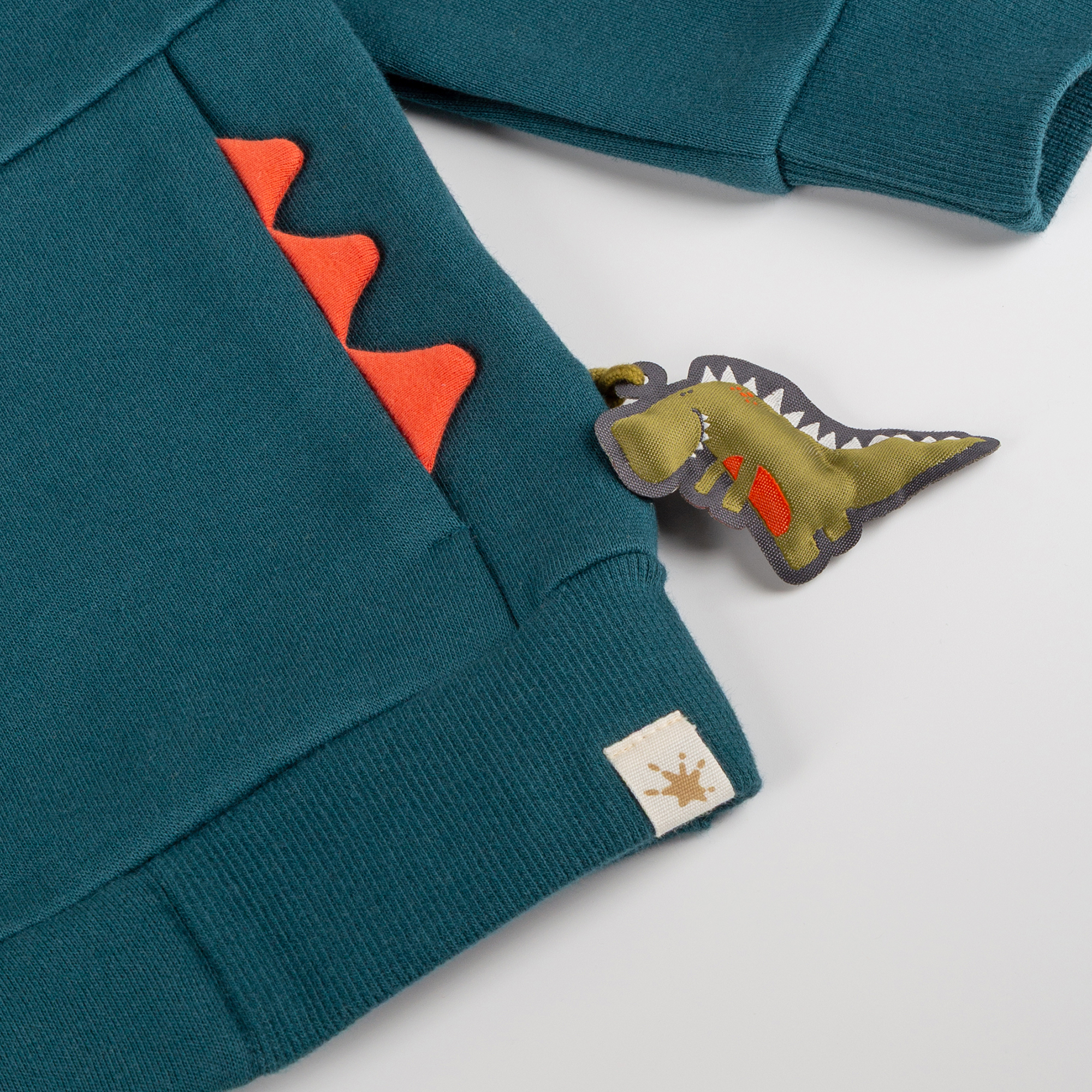 Children's sweat jacket, dino on the back, Dino Fun