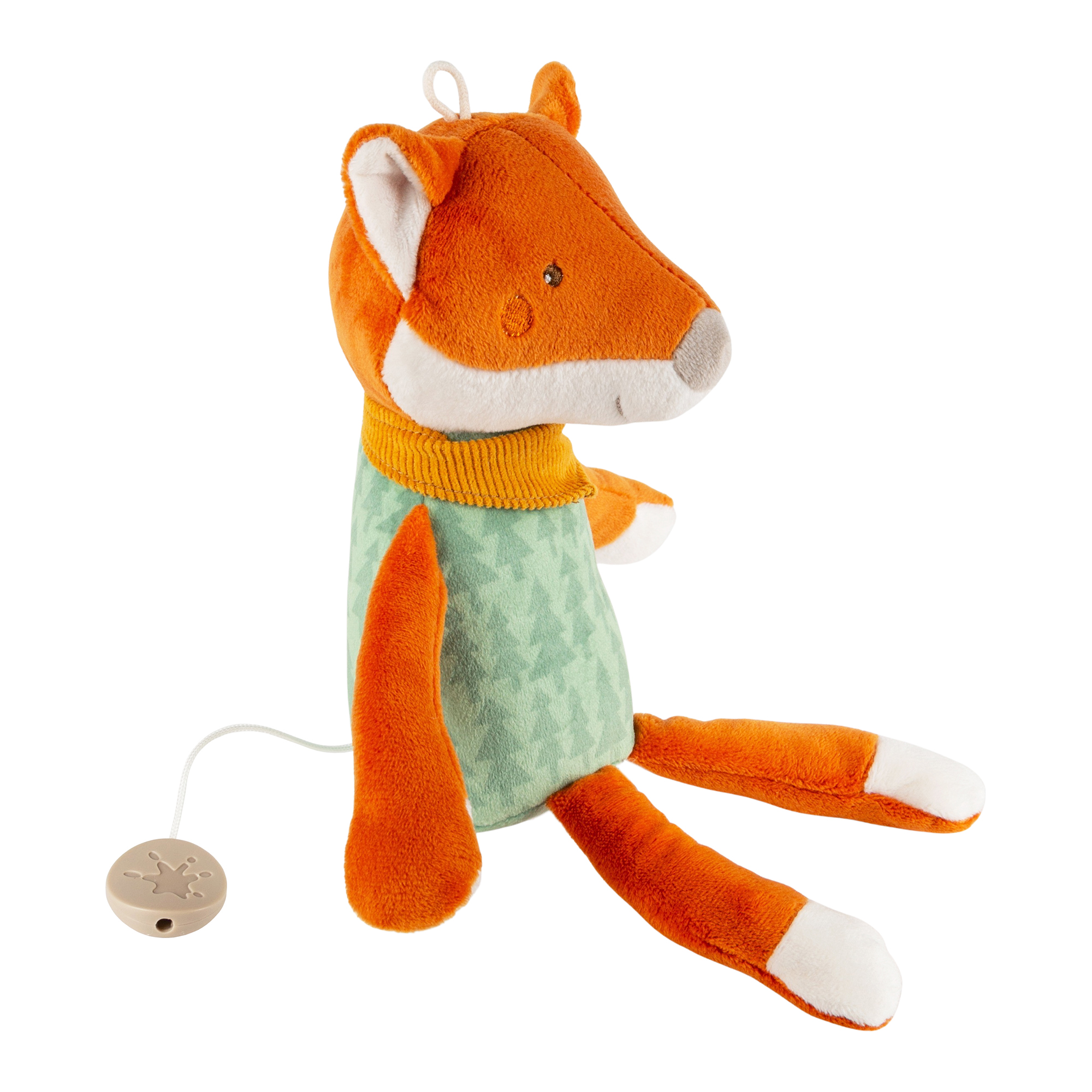 Musical baby soft toy fox, Wolly Wood