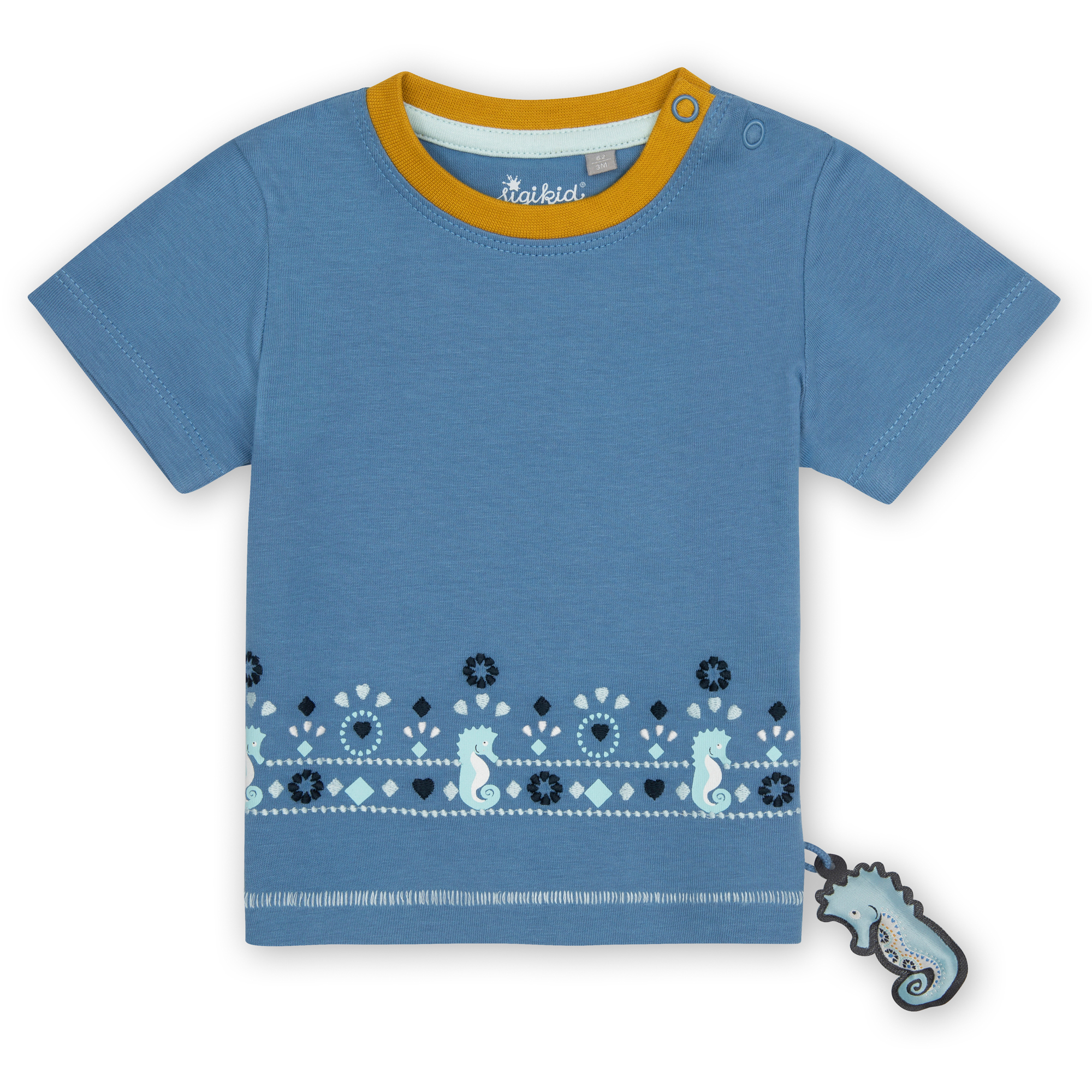 Baby T-Shirt mit Seepferdchen Motiv