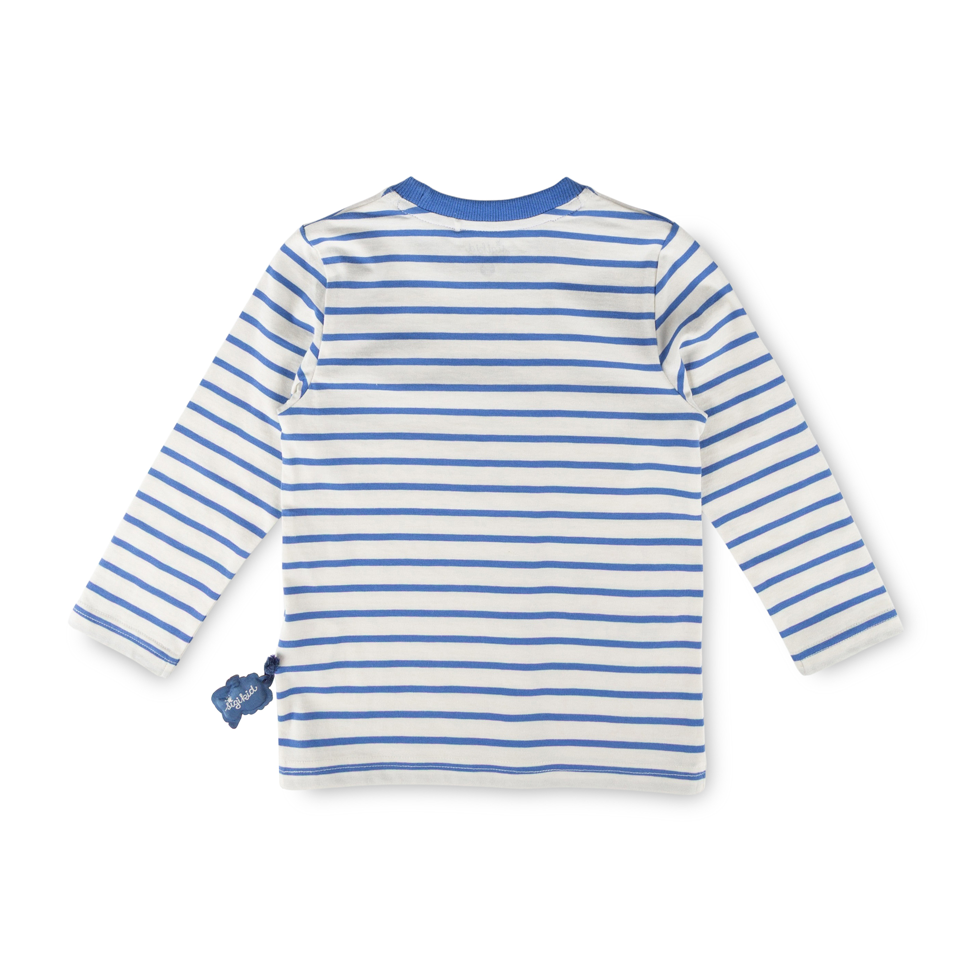 Striped children's long sleeve Tee Tiger & Lion