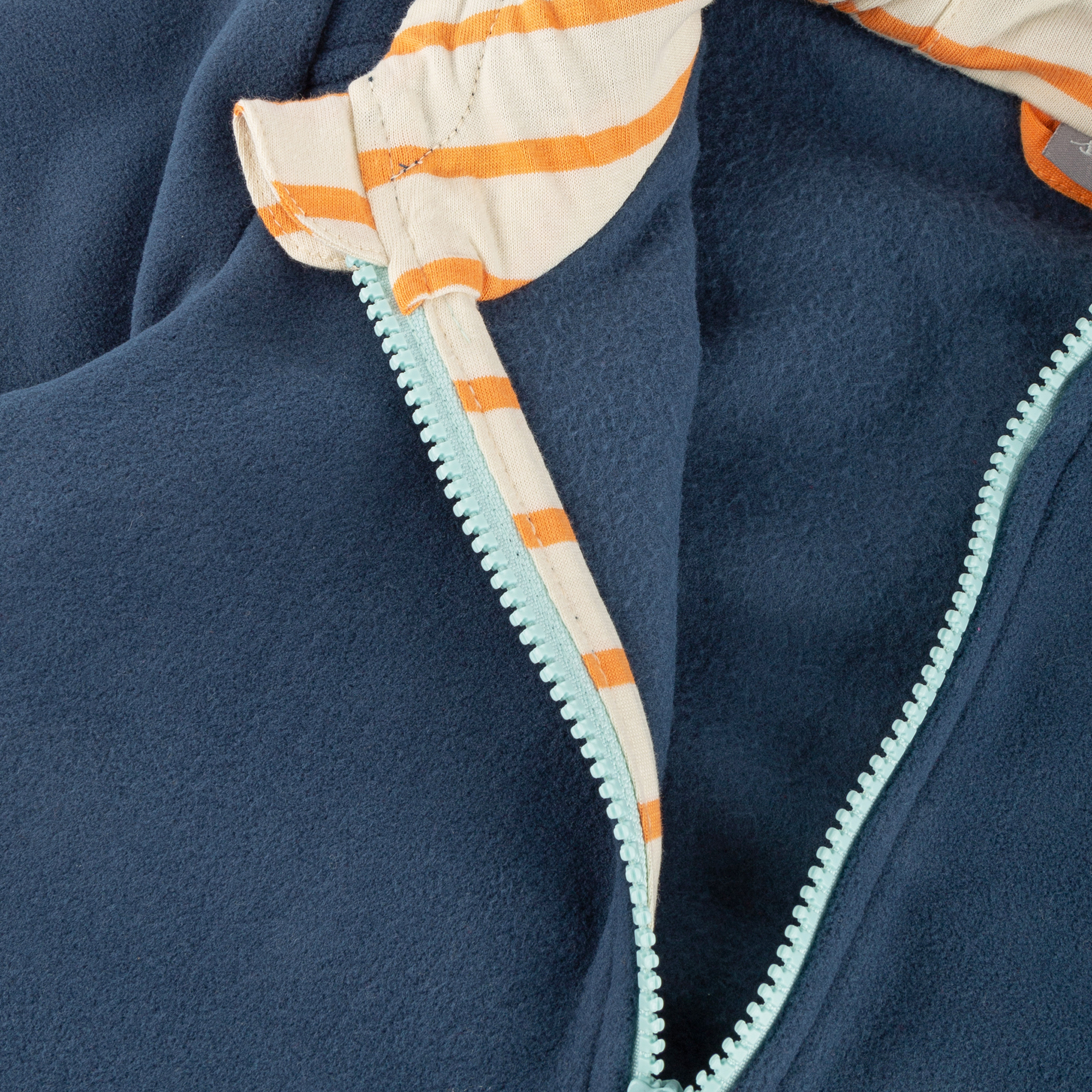 Dunkelblaue Kinder Fleecejacke Wild Flamingo Dunkelblaue Kinder Fleecejacke Wild Flamingo