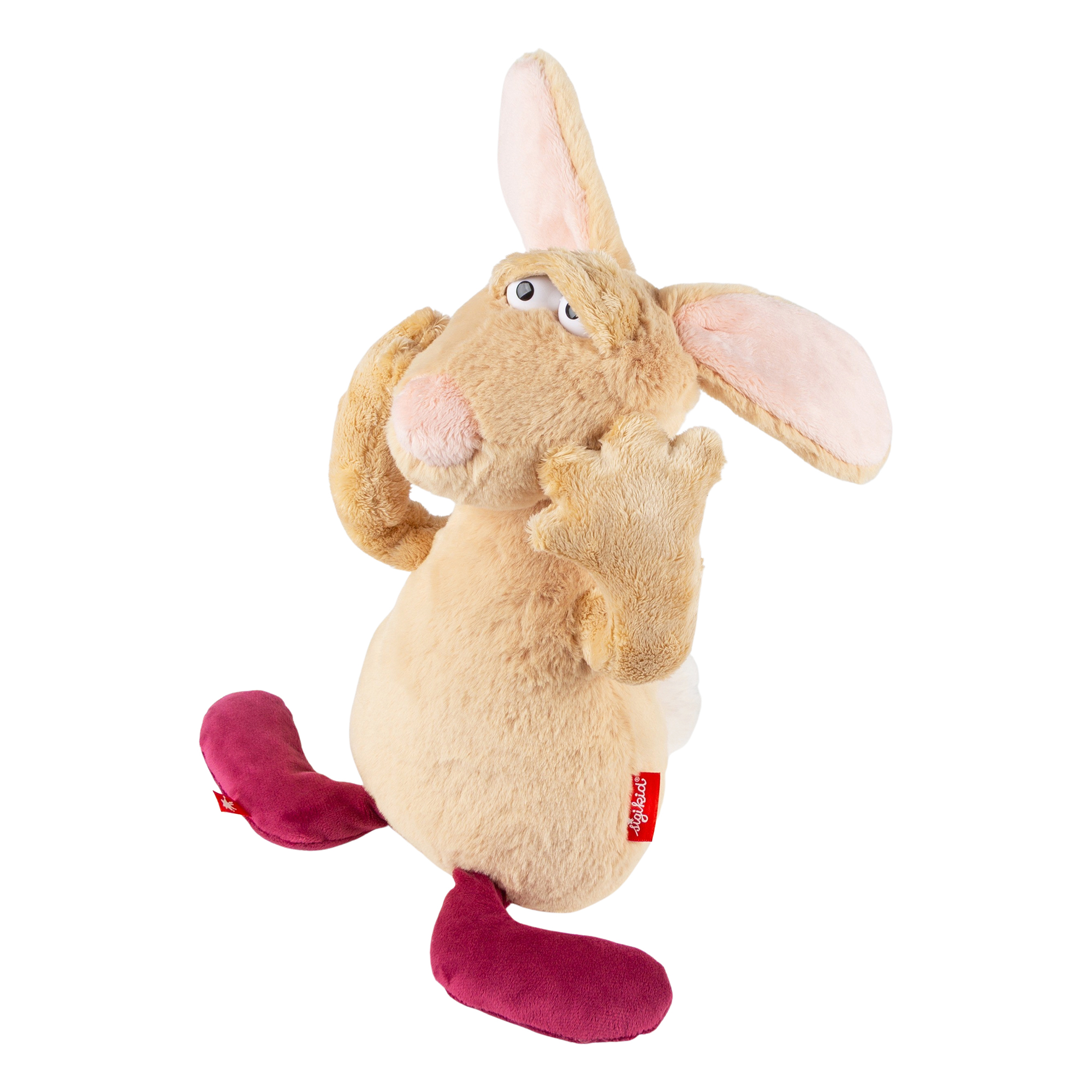 Shapeable plush toy rabbit