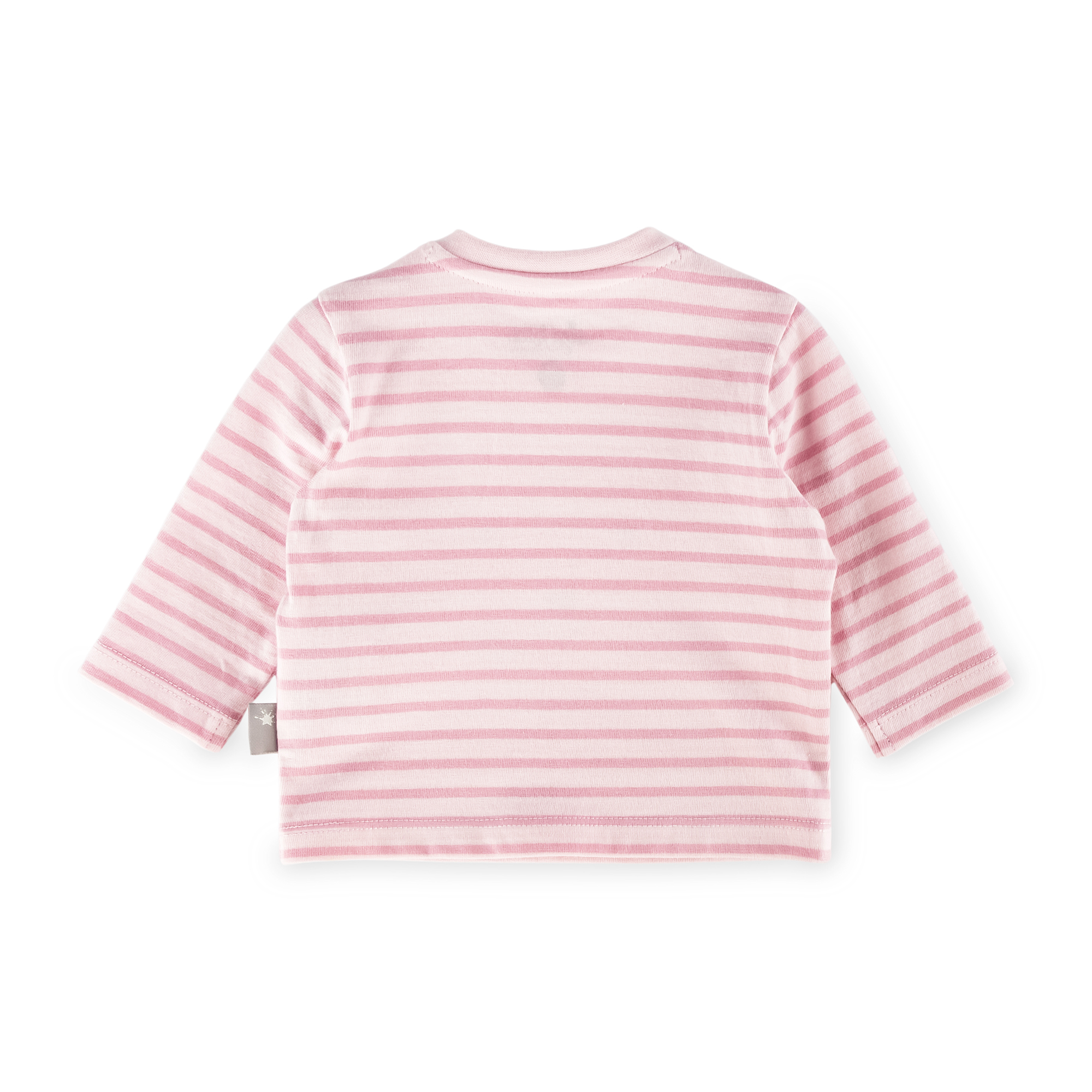 Baby Langarm Ringelshirt Krönchen Bär, rosa Baby Langarm Ringelshirt Krönchen Bär, rosa
