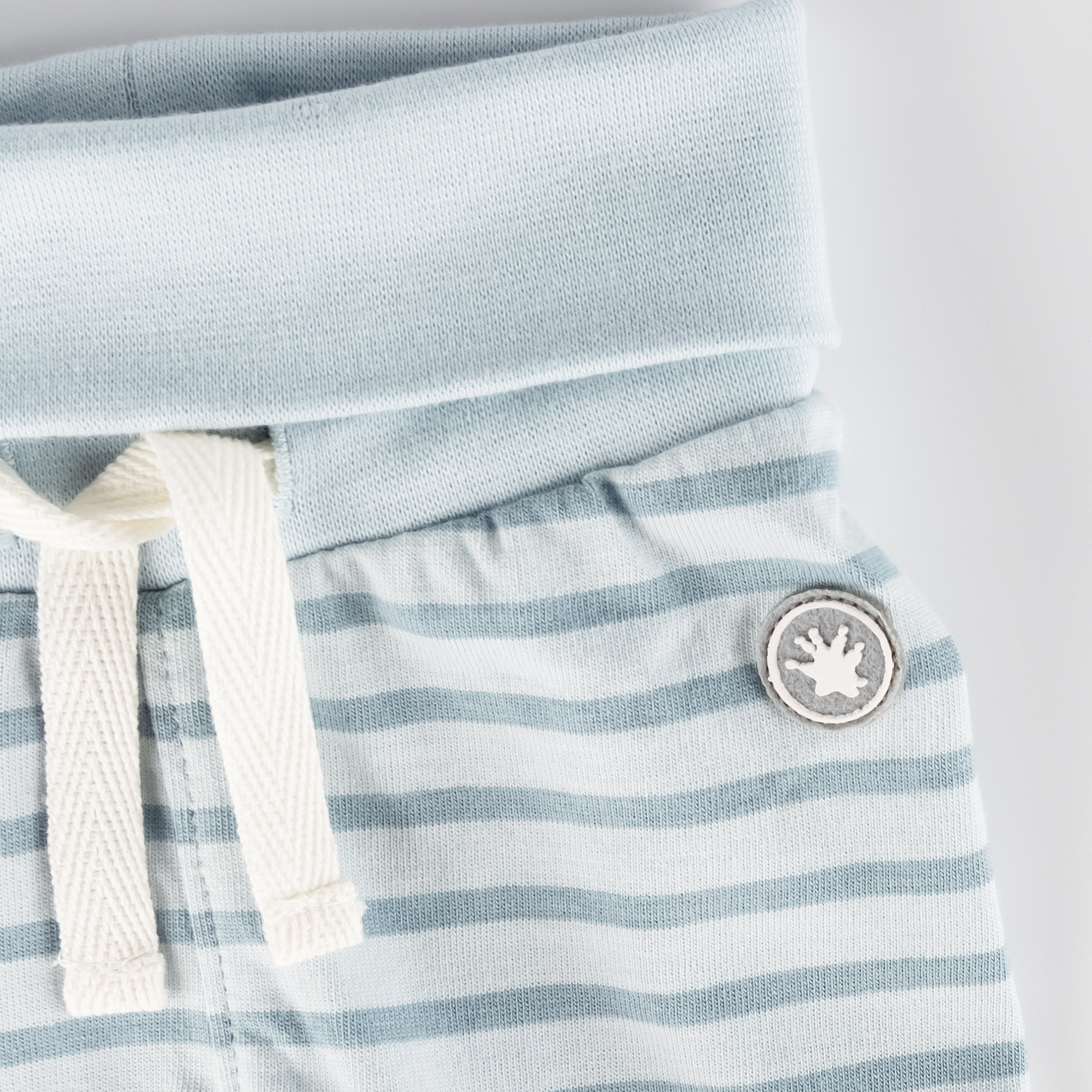 Newborn baby leggings blue striped