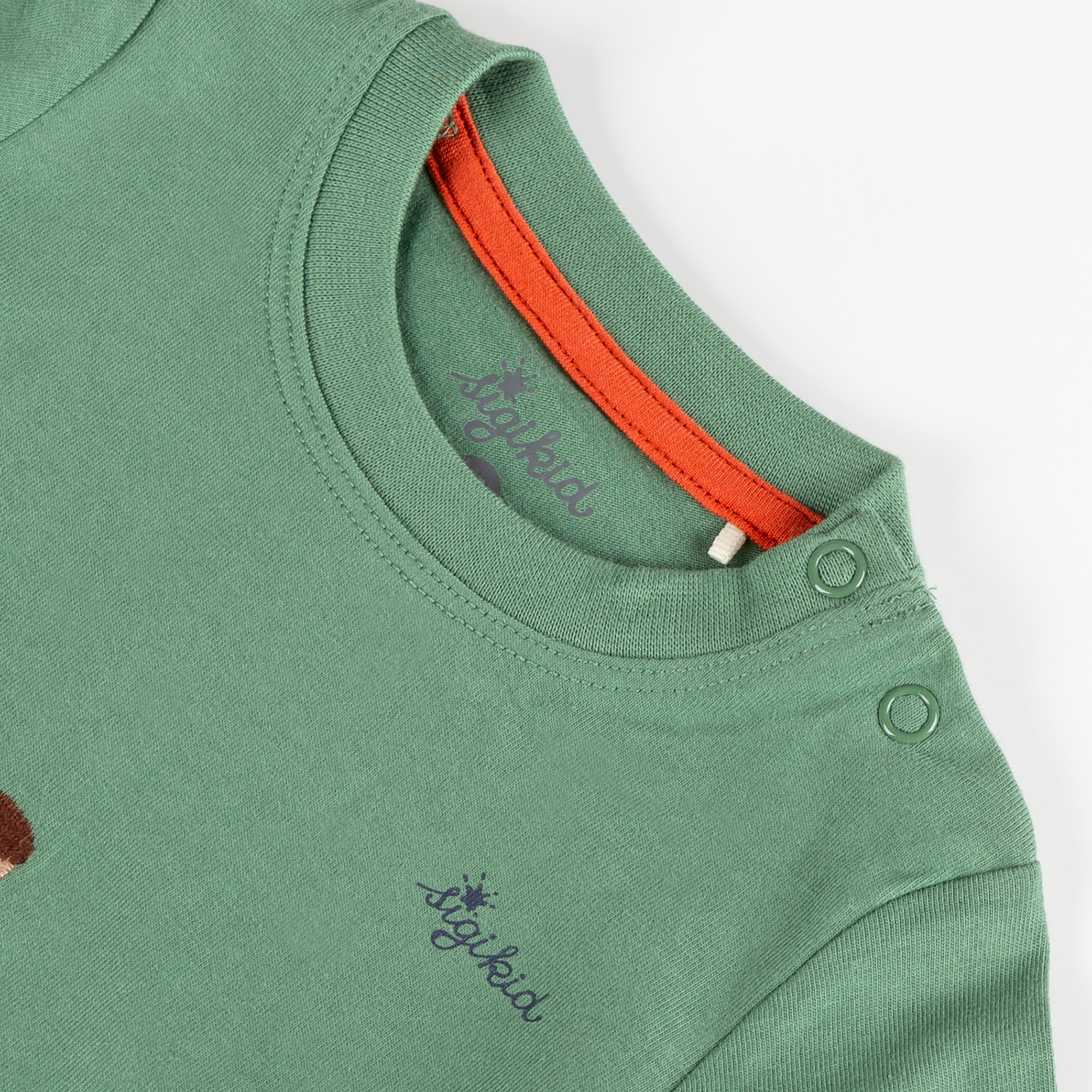 Baby long sleeve Tee dog, ribbed cuffs