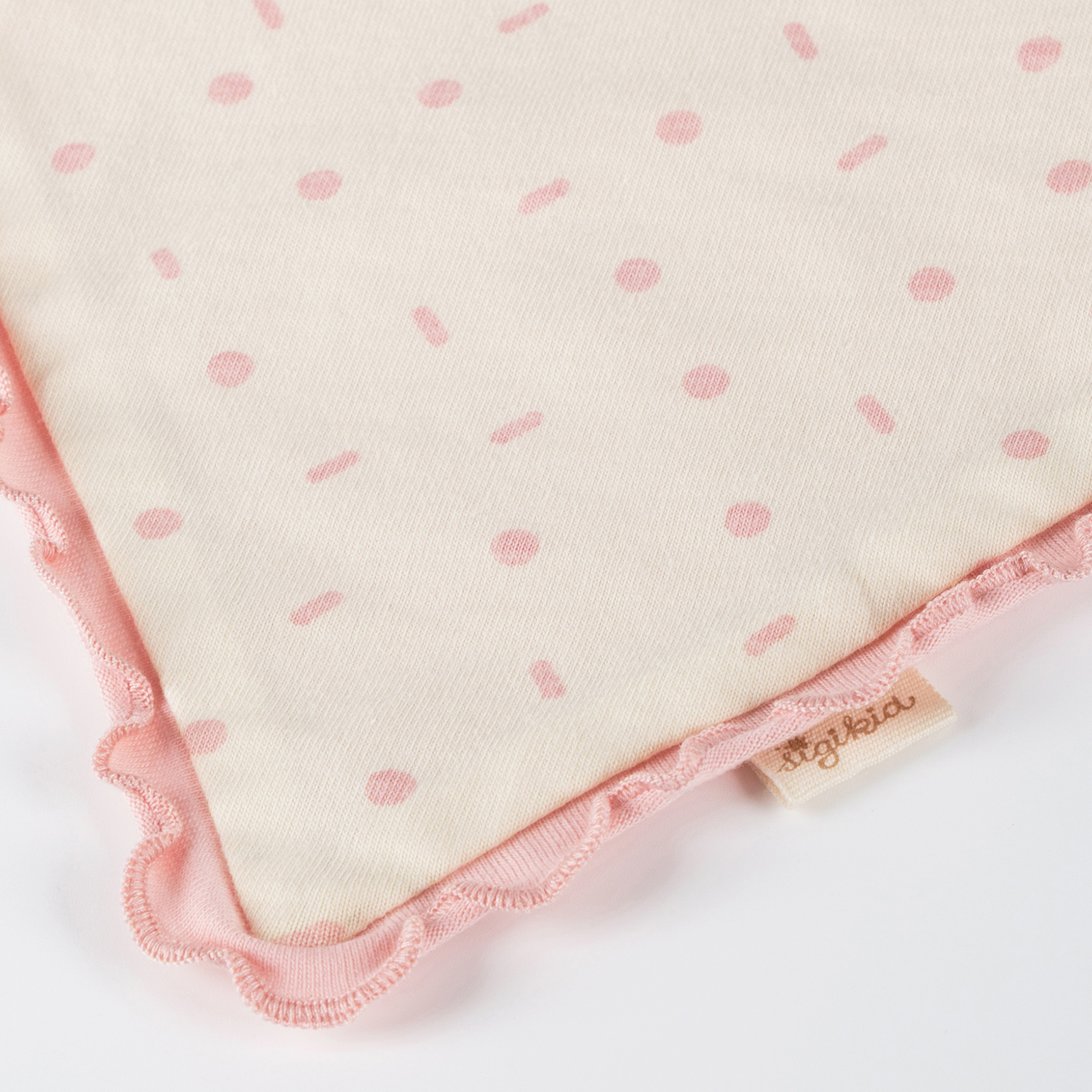 Reversible baby bandana bib Petit Croissant