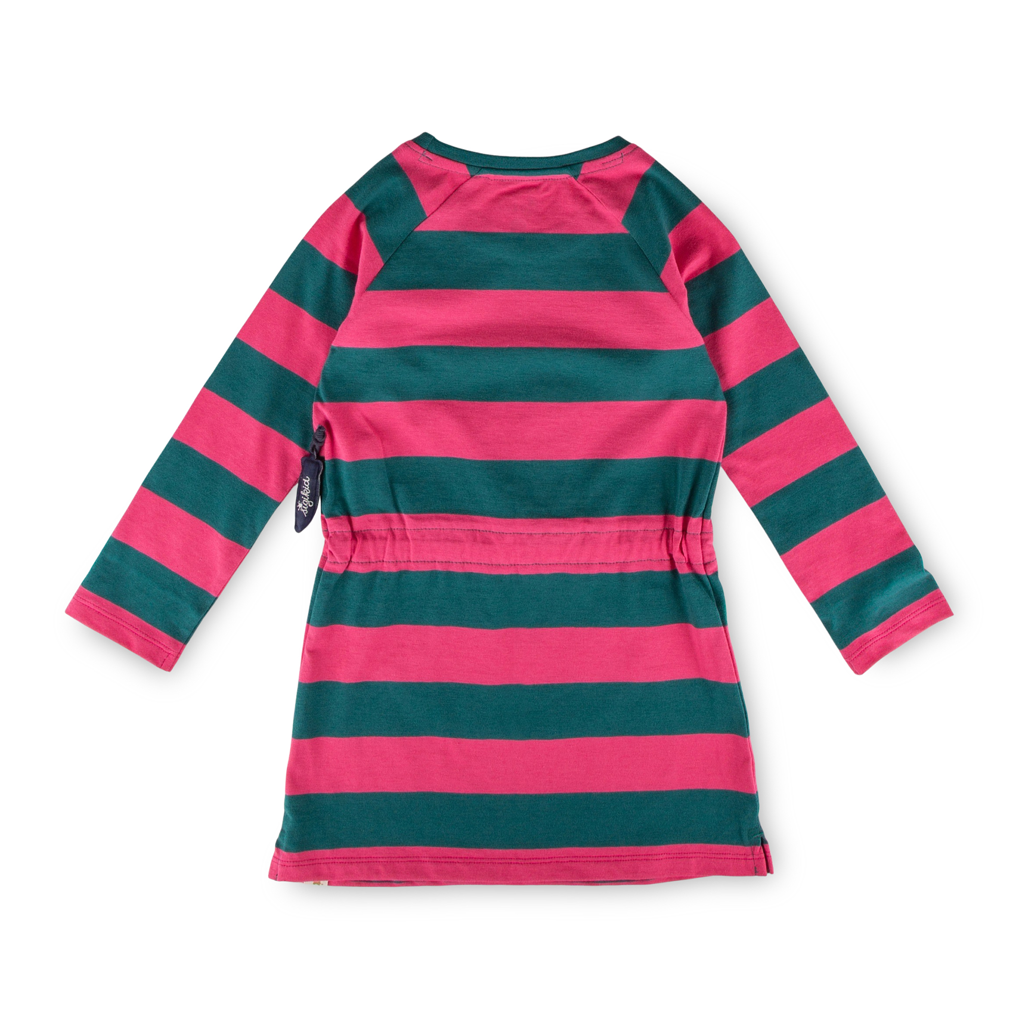 Girls' long sleeve dress llama, kangaroo pocket