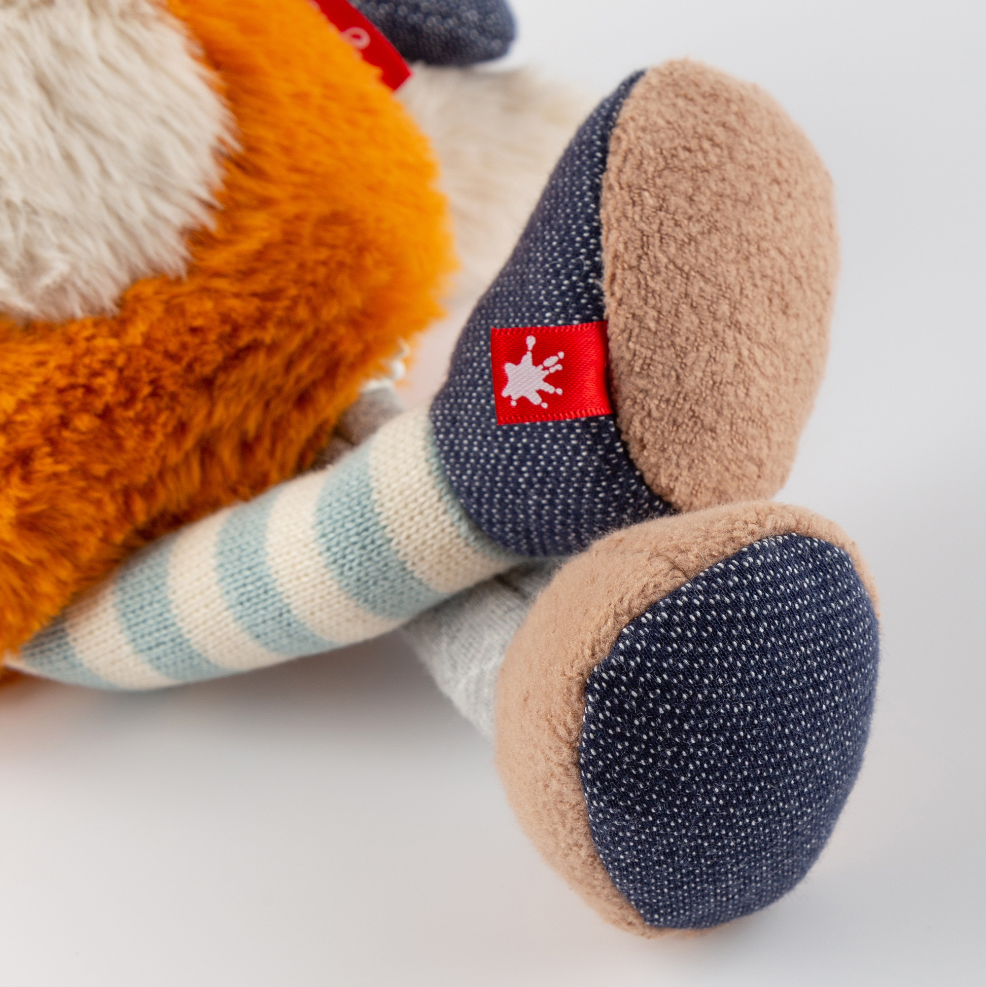 Fluffy plush fox, Patchwork Sweety