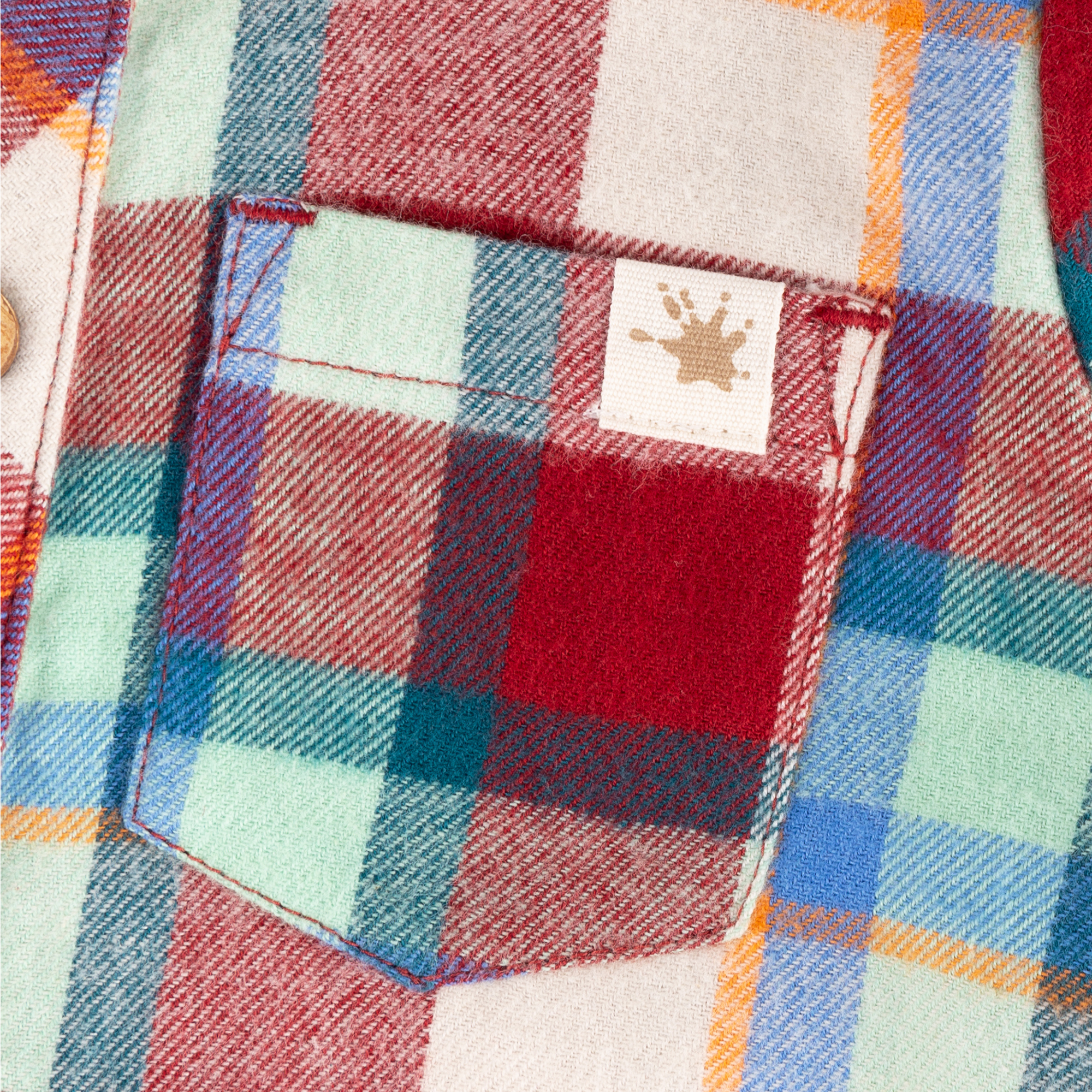 Kariertes Baby Flanellhemd Dino World, Langarm Kariertes Baby Flanellhemd Dino World, Langarm