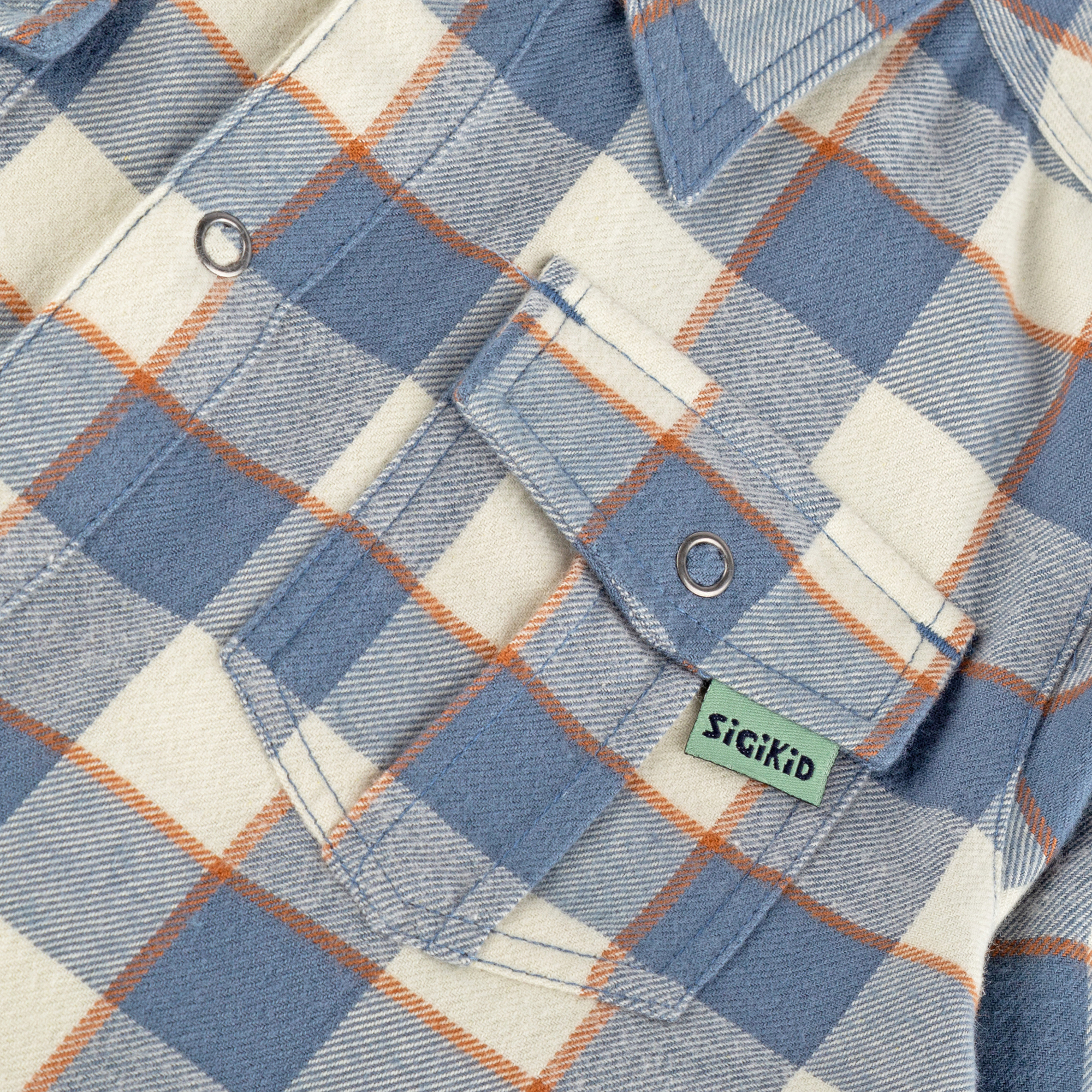 Children's boys' check flannel shirt