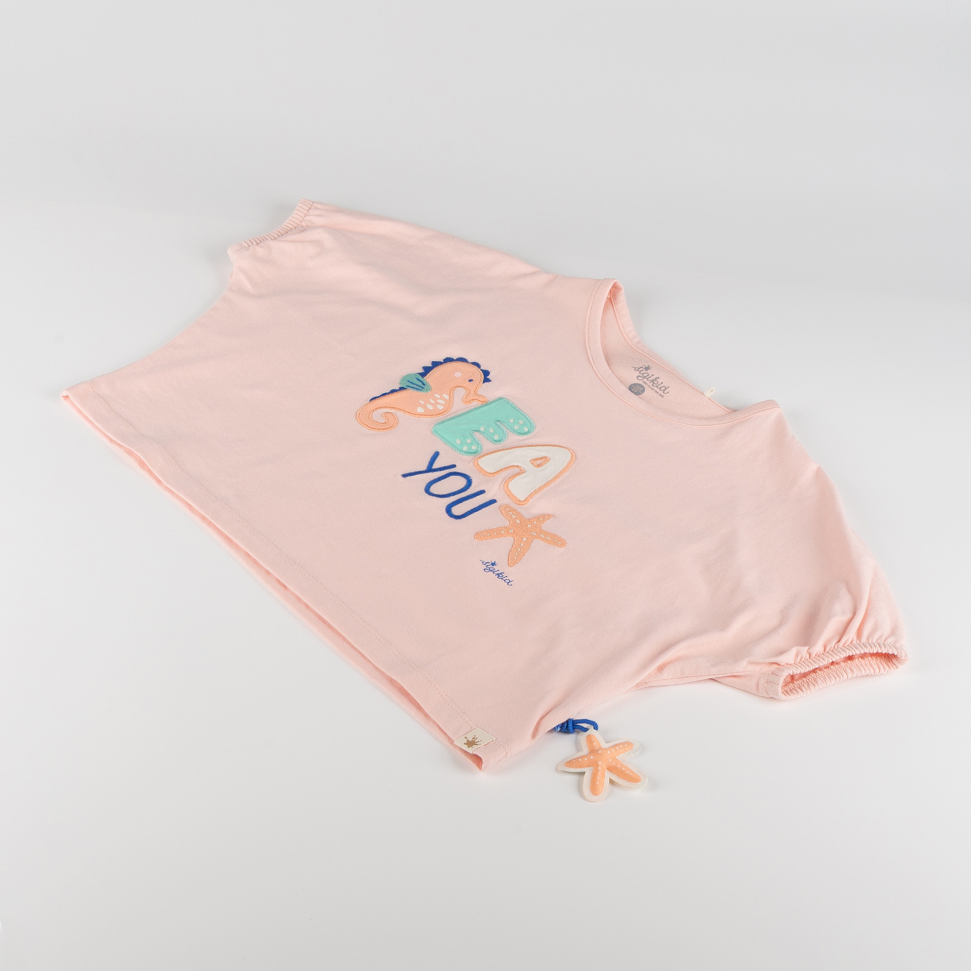 Kinder T-Shirt Seepferdchen, rosa