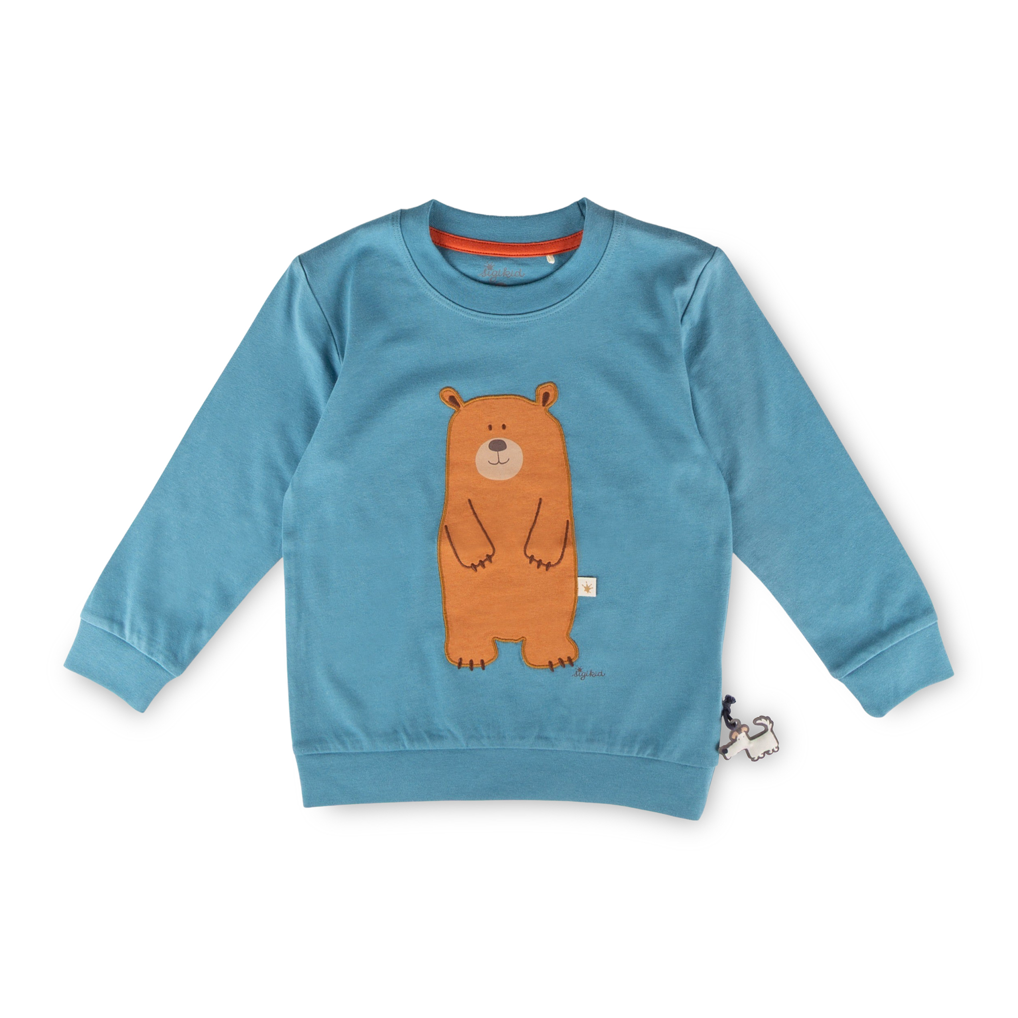 Children's long sleeve Tee bear, ribbed cuffs