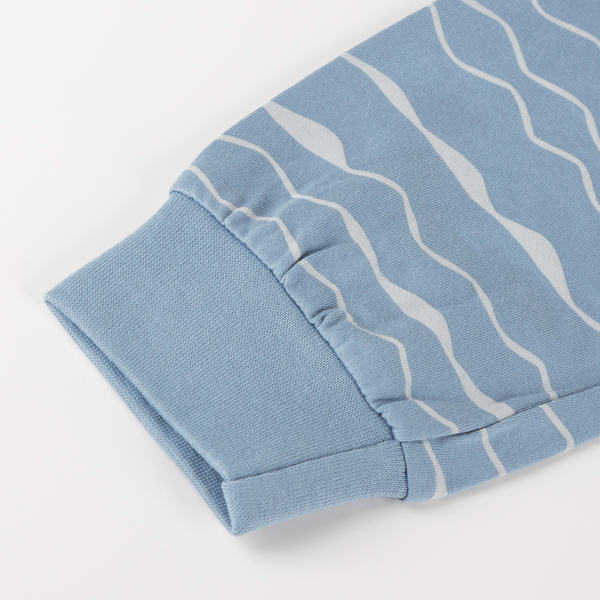 Children's short-sleeved pajamas whale, light blue