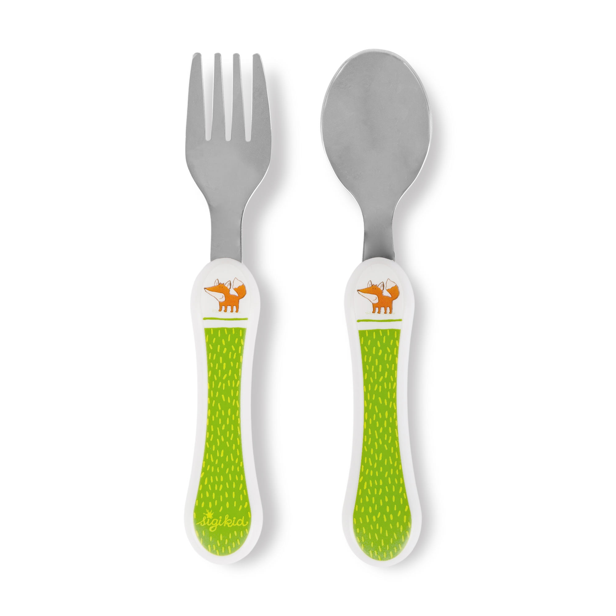 Children's cutlery set fork and spoon, Forest Fox Children's cutlery set fork and spoon, Forest Fox
