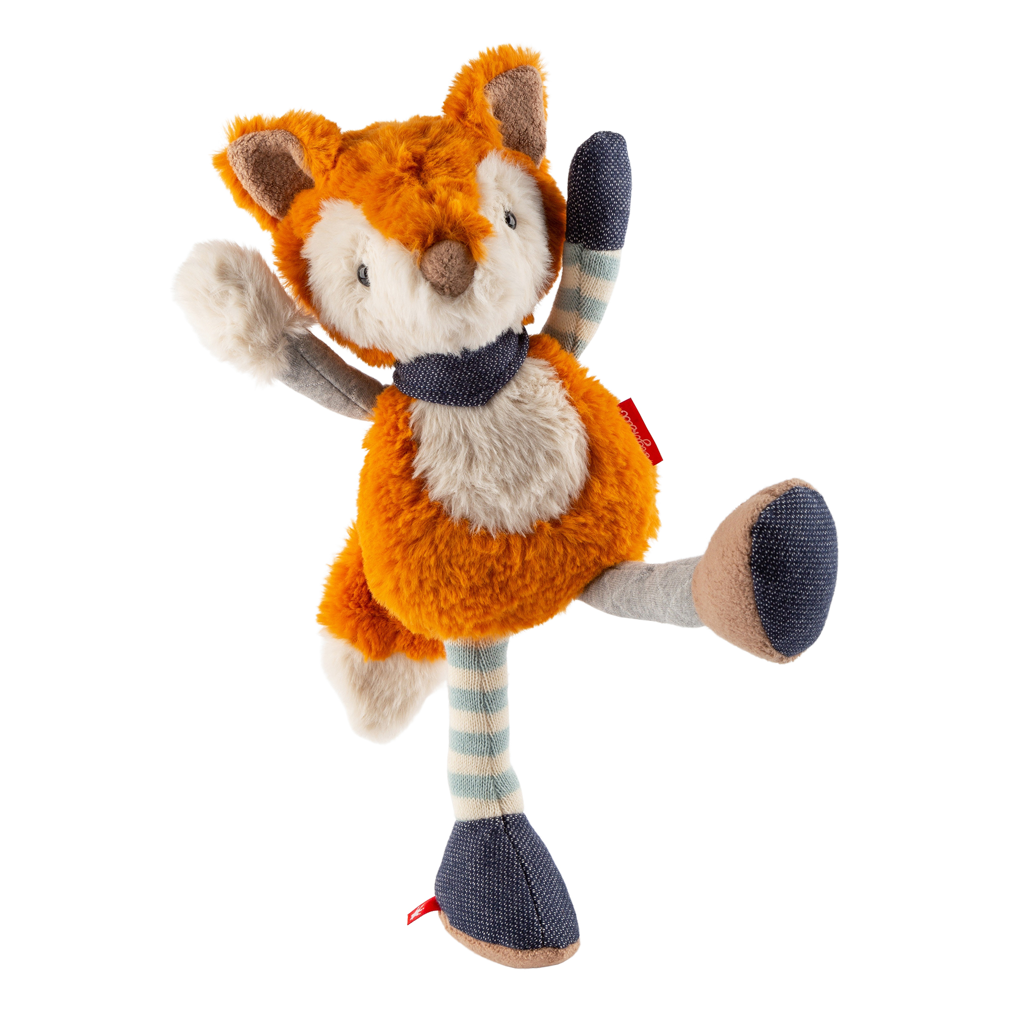 Fluffy plush fox, Patchwork Sweety