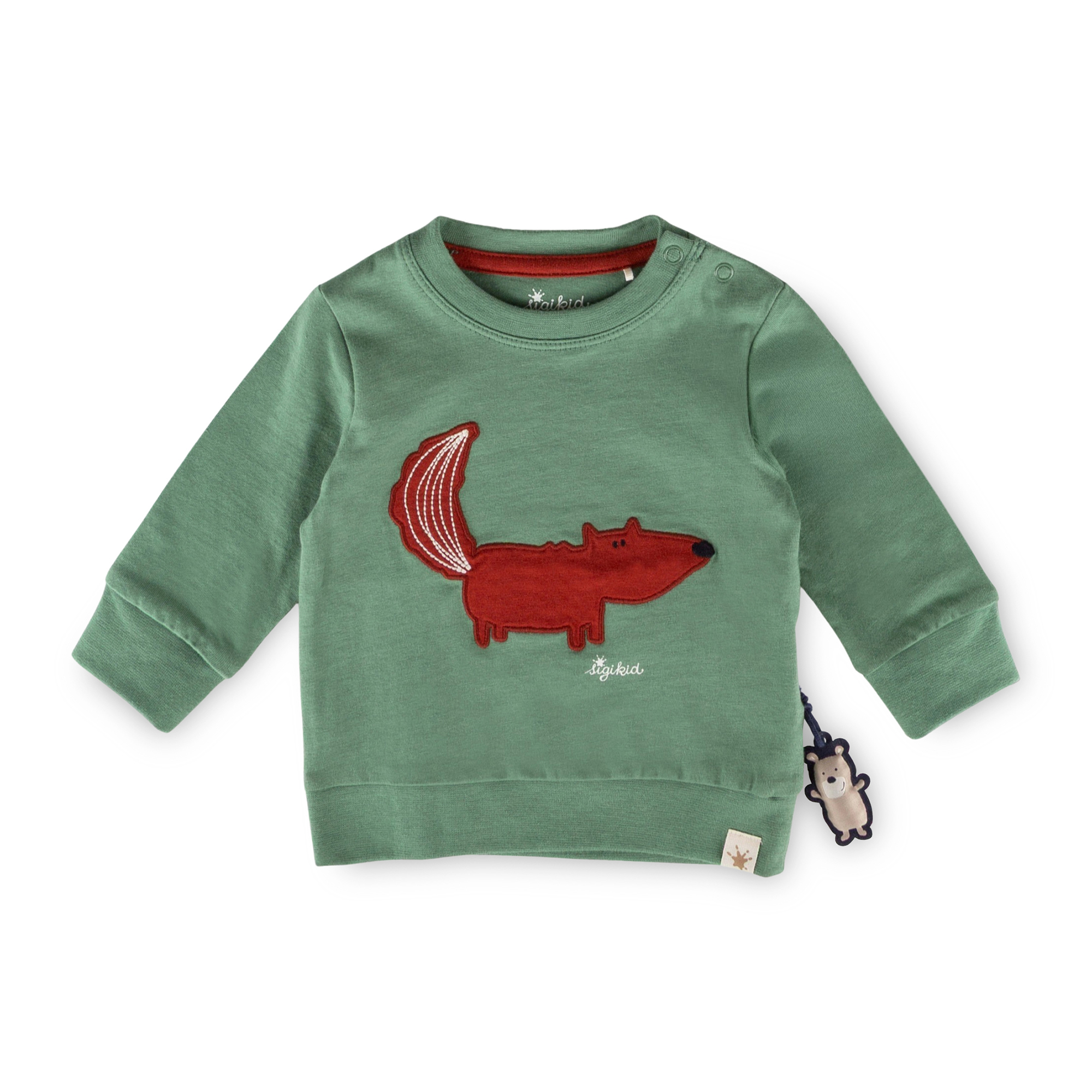 Baby Langarmshirt Fuchs, mit Bündchen