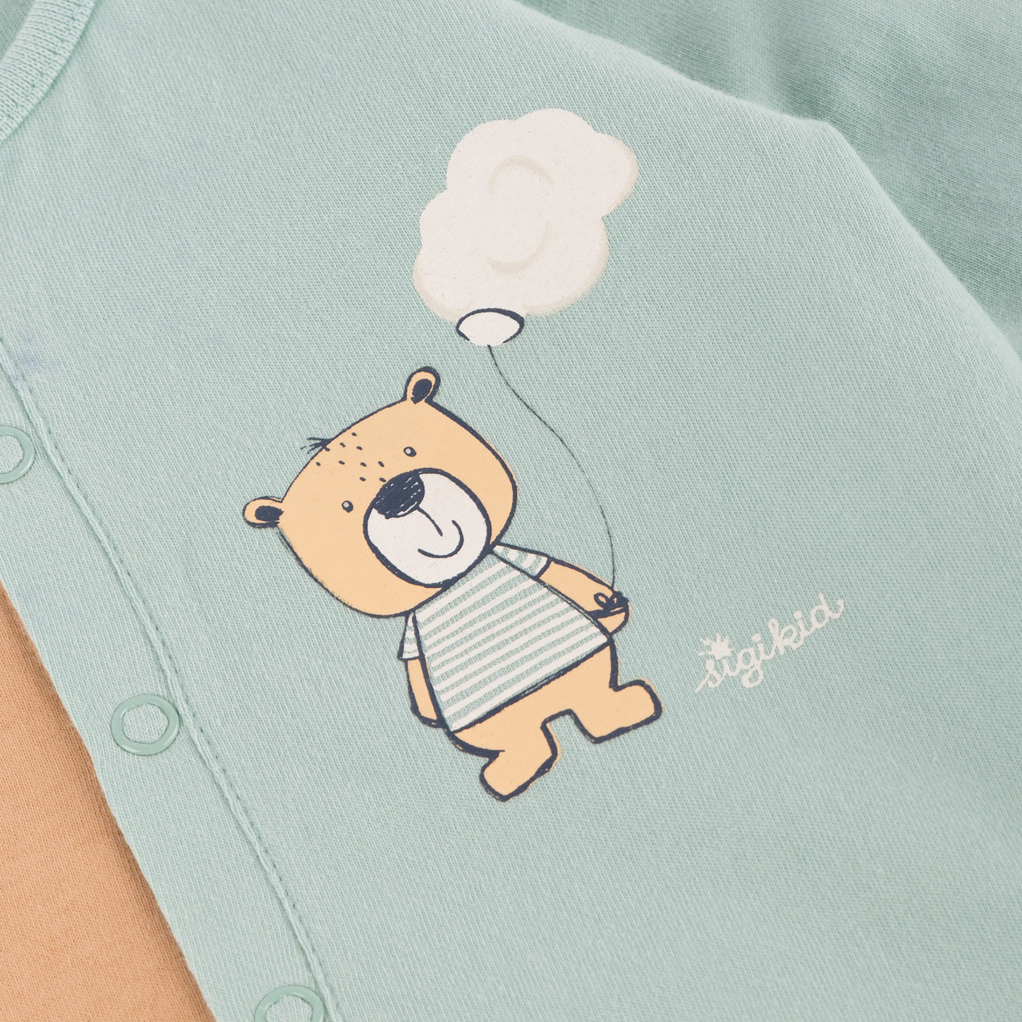 Baby long sleeve romper sleepsuit little bear