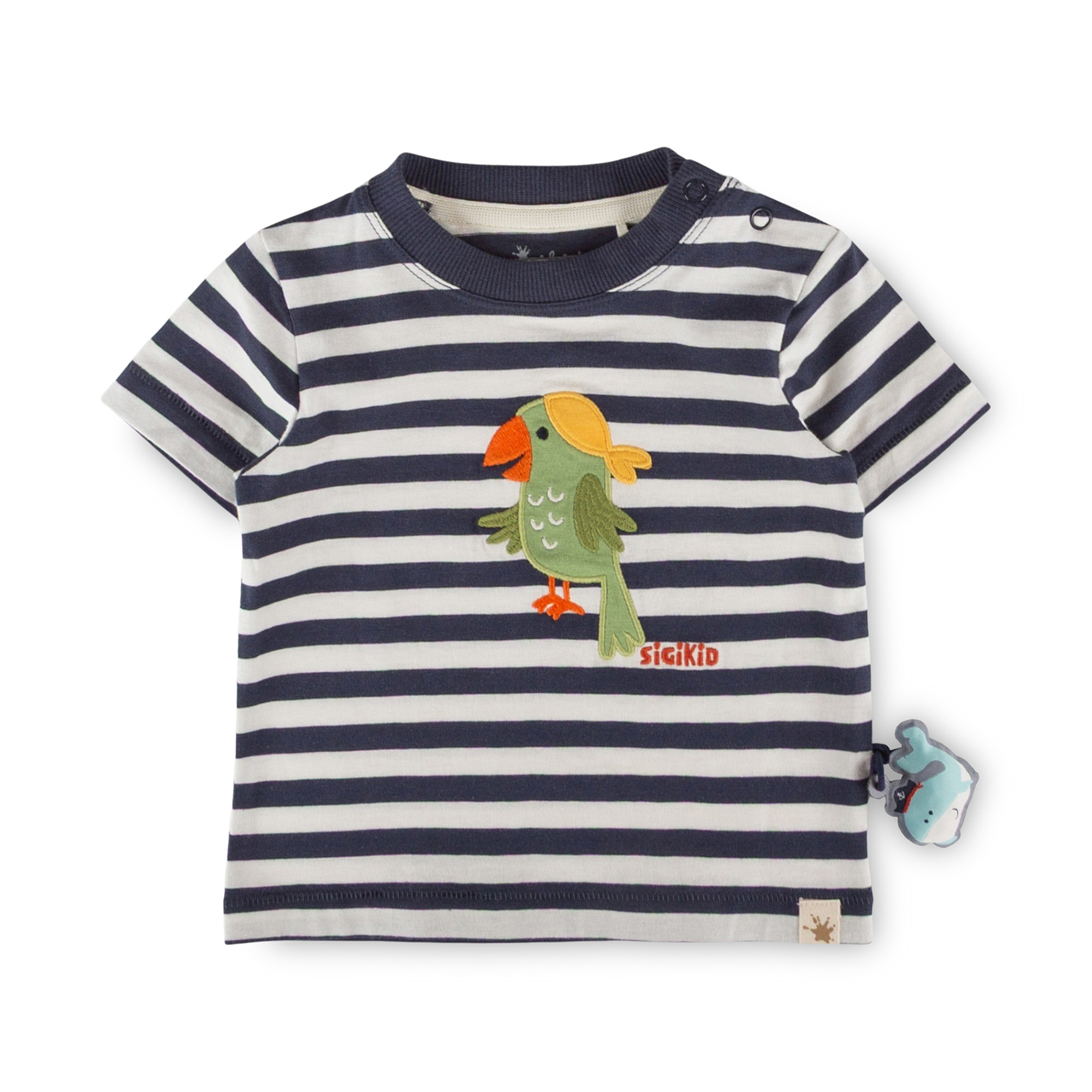 Baby T-Shirt Piraten-Papagei, Happy Holidays