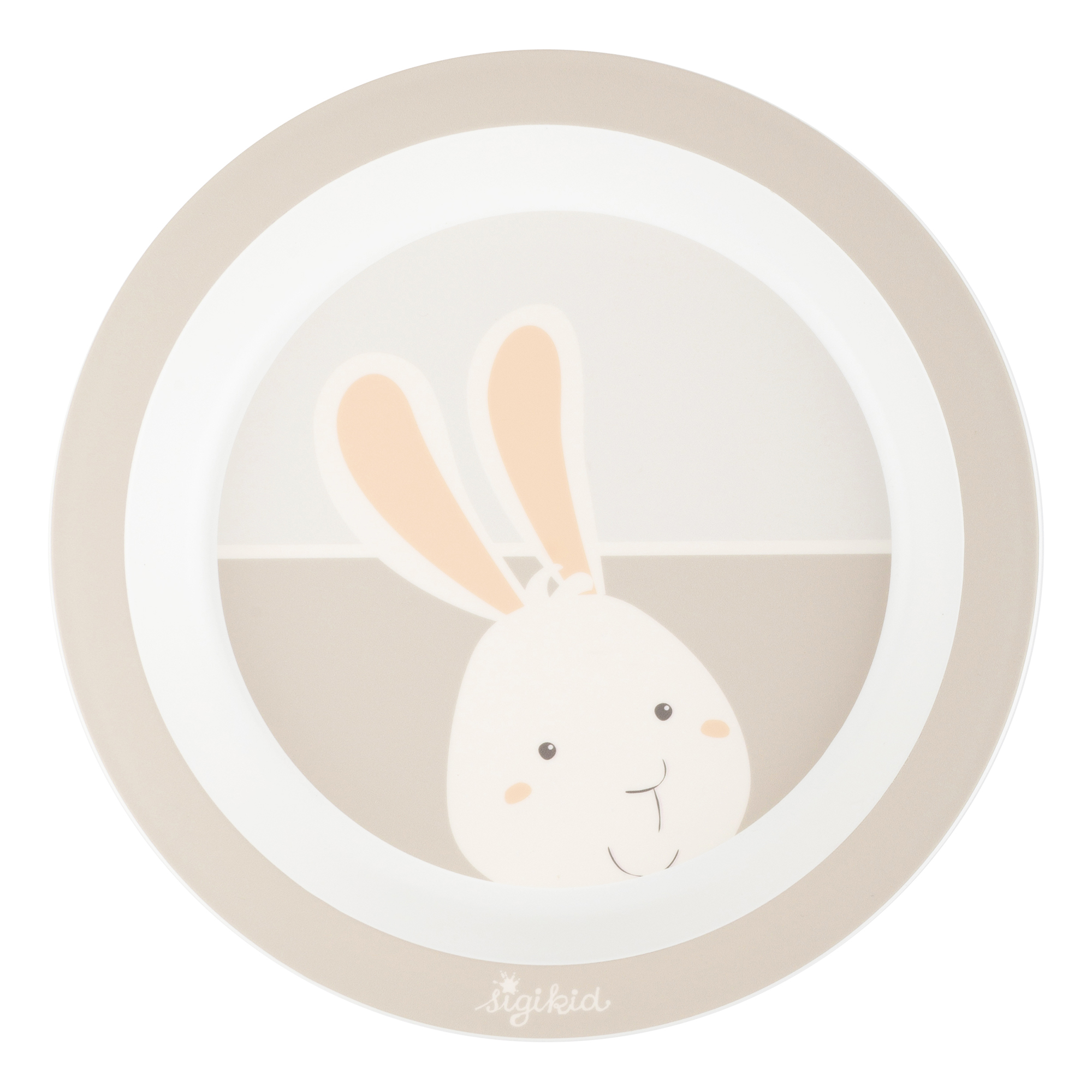 Children's plate bunny, rPET Children's plate bunny, rPET