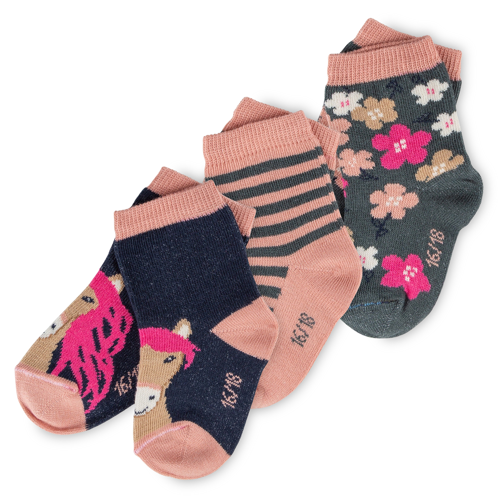 Baby 3-er Sockenset Pony Love Baby 3-er Sockenset Pony Love