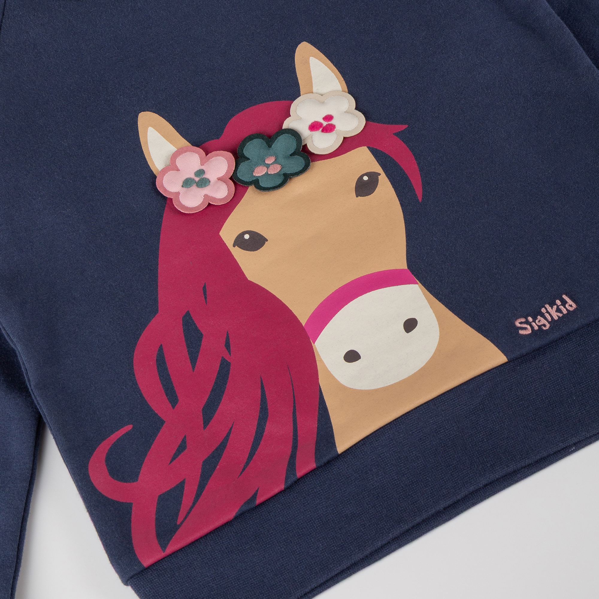Kinder Sweatshirt Pony Love, dunkelblau