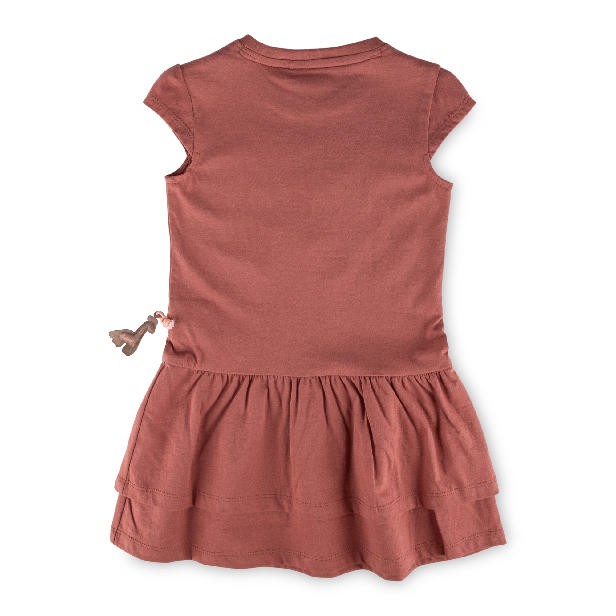 Girls' drop waist flounce dress, Savanne