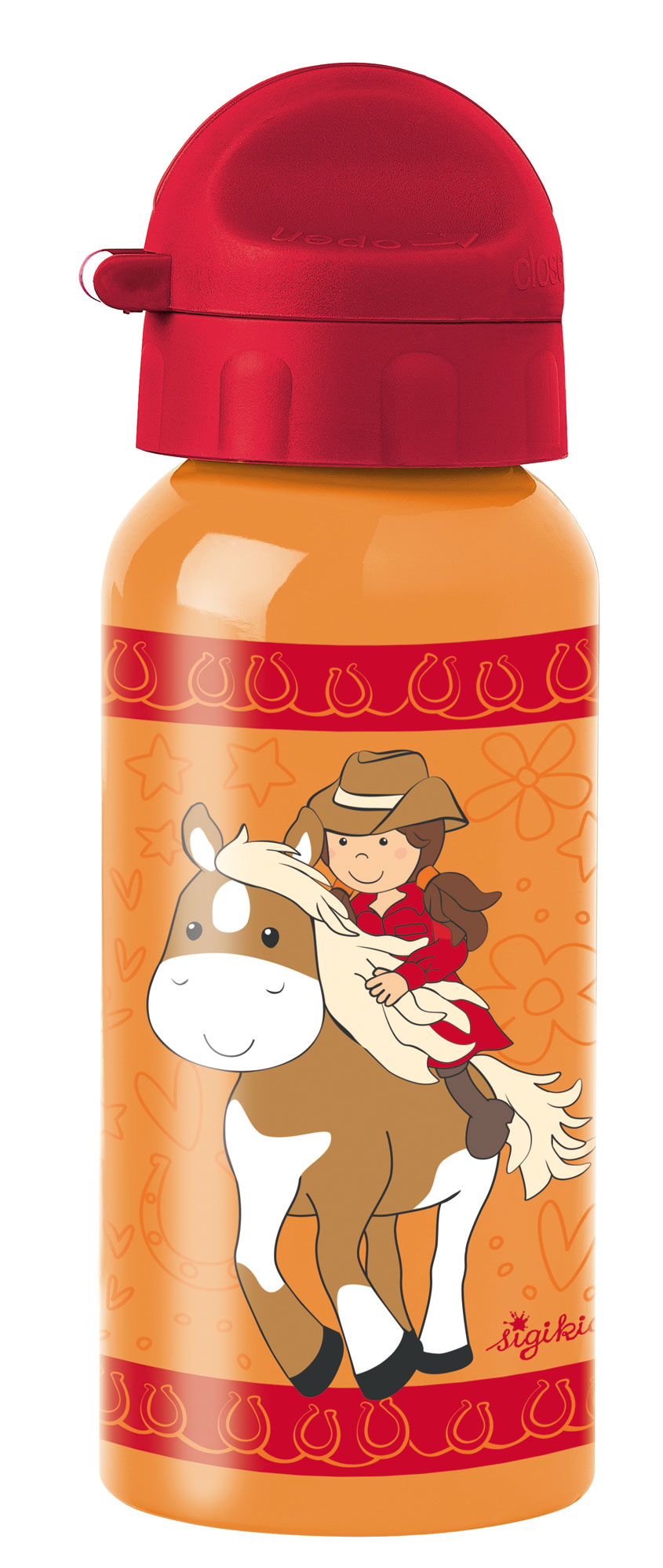 Girls' drinking bottle Gina Galopp and pony Girls' drinking bottle Gina Galopp and pony