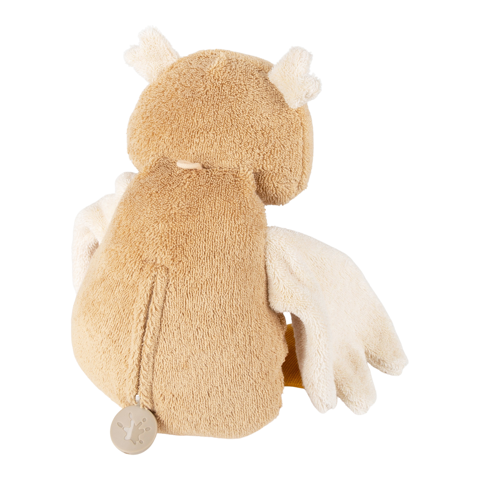 Mamilodie musical soft toy owl for pregnancy, organic cotton