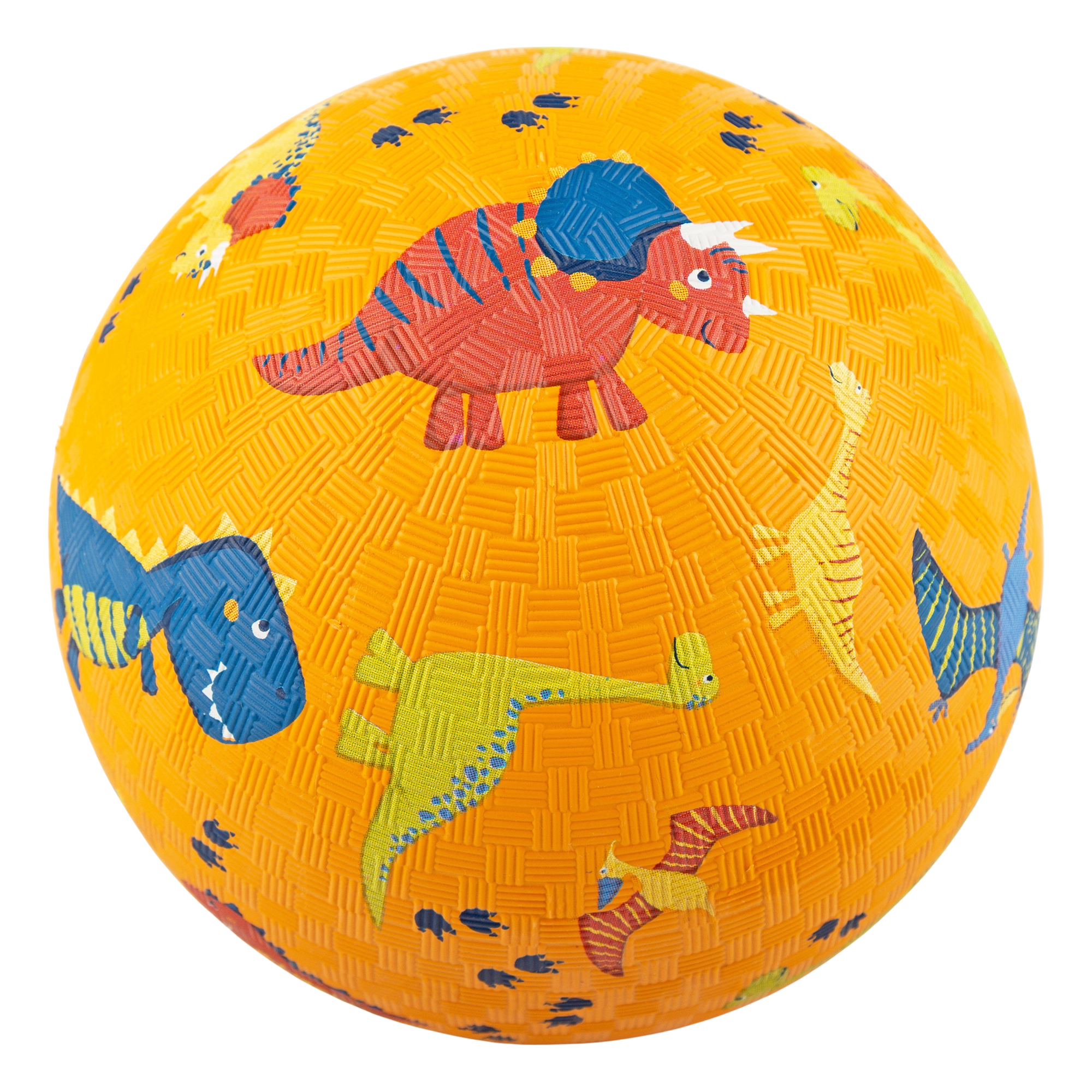 Rubber ball dinosaurs, orange